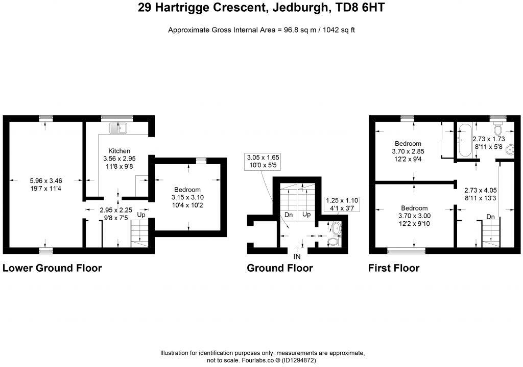 29 Hartrigge Crescent, Jedburgh, TD8 6HT floorplan