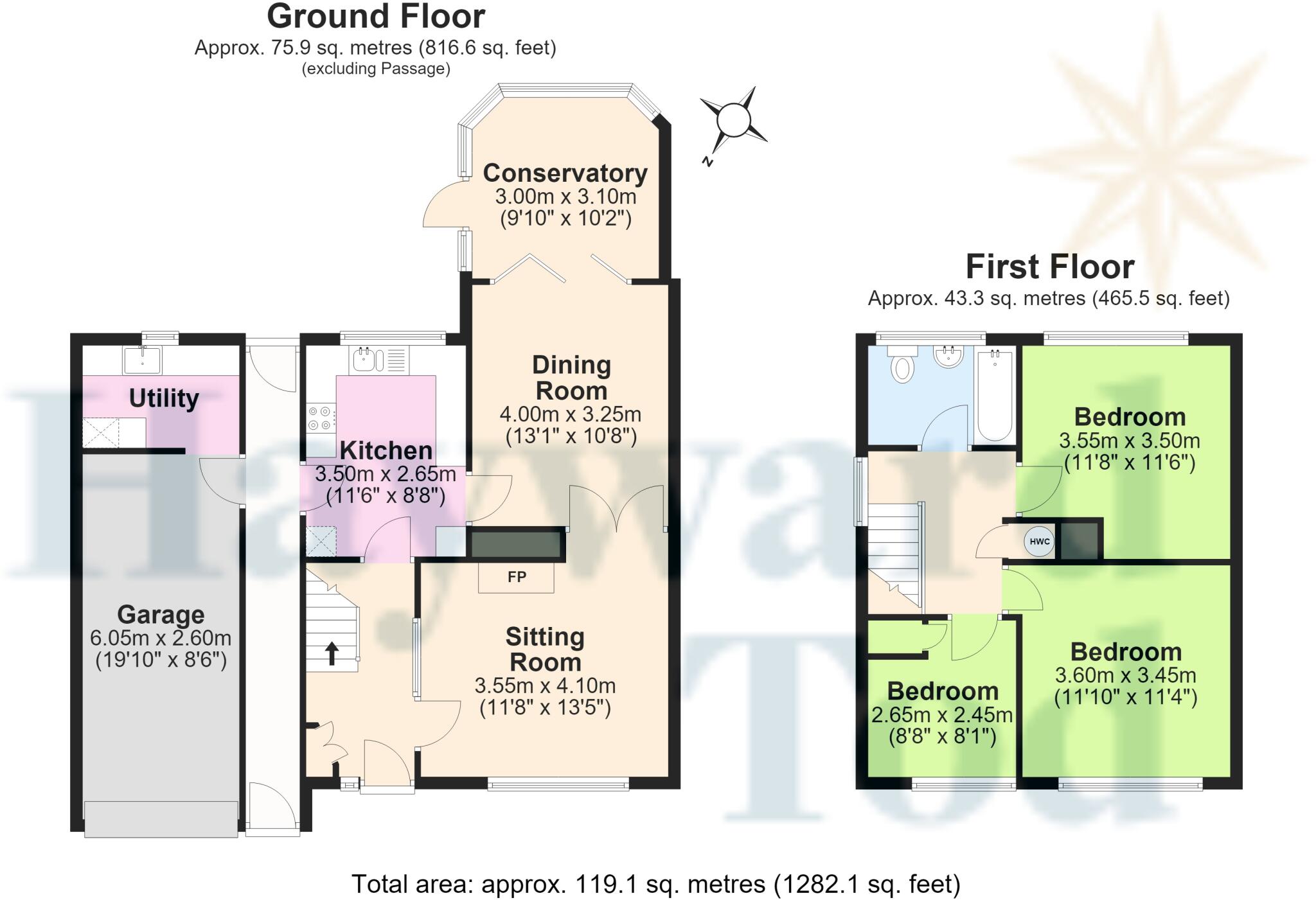 Gooseland Head, Carlisle floorplan