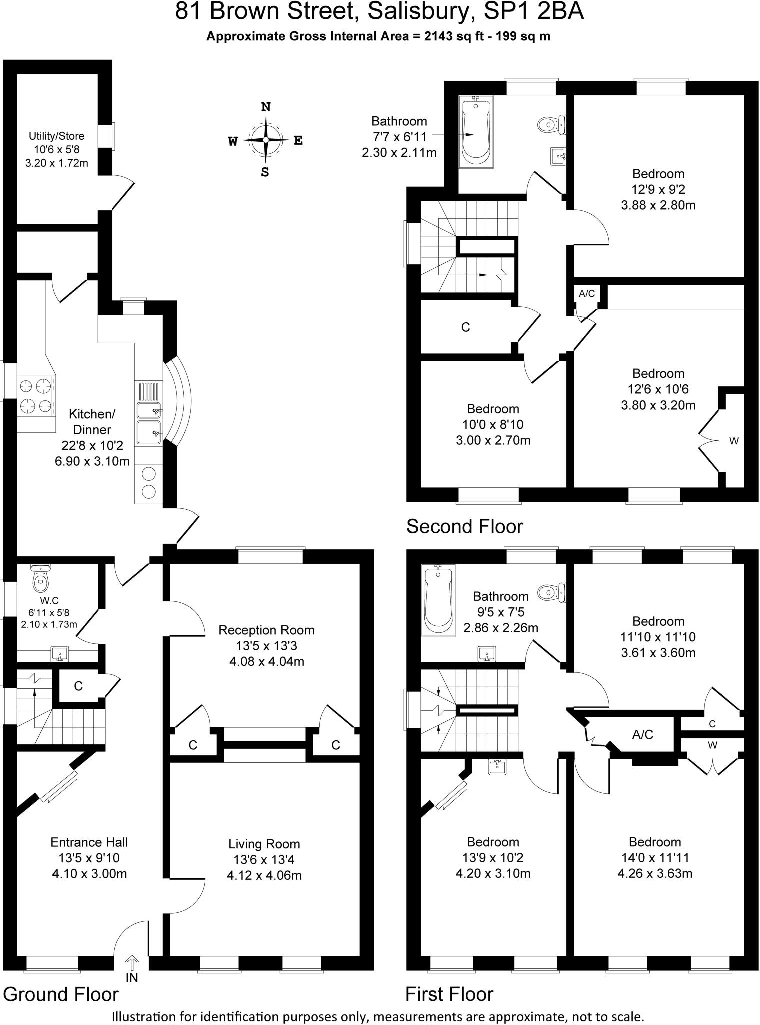 Brown Street, Salisbury             ***VIDEO TOUR*** floorplan