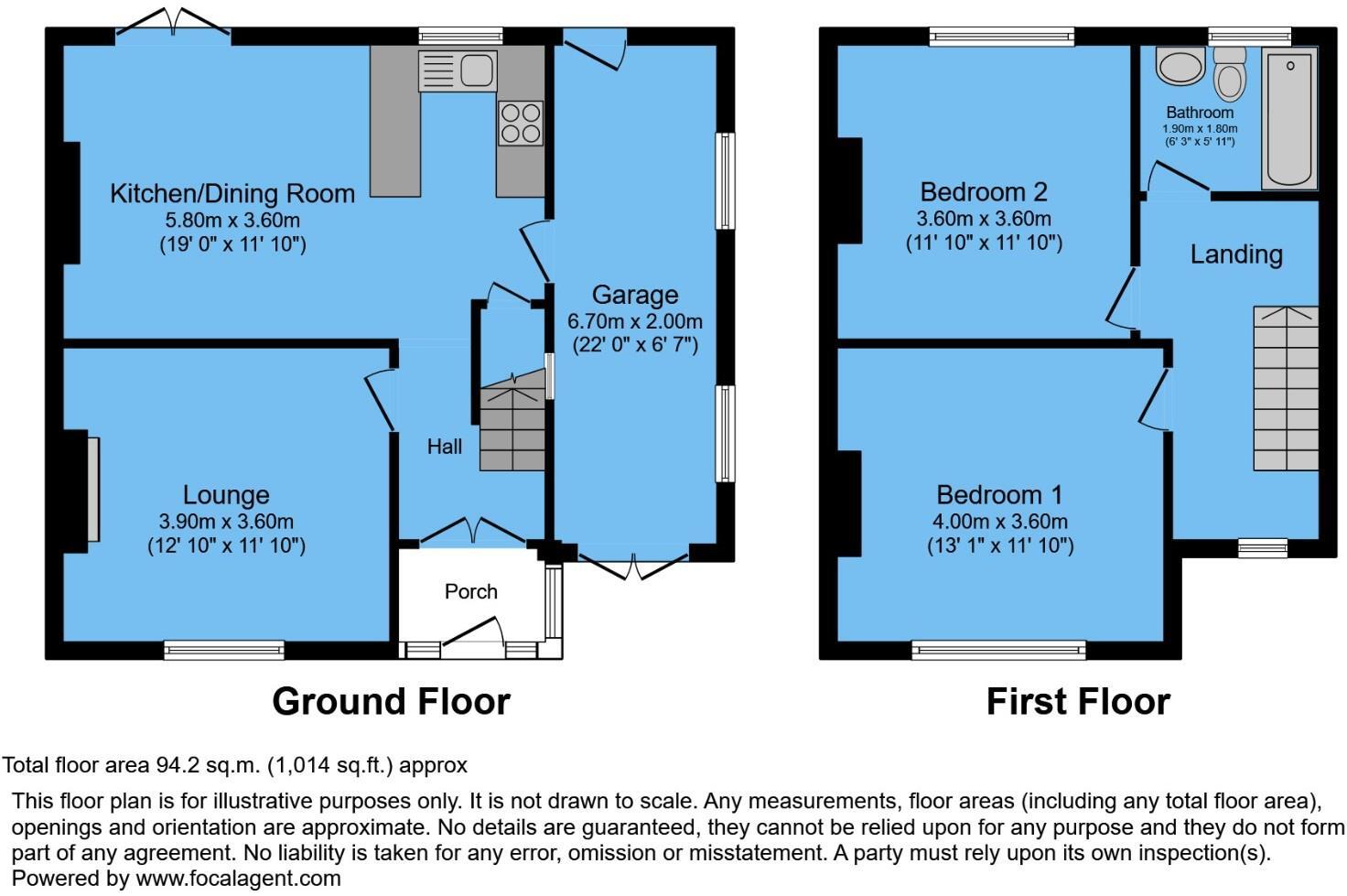 Handley Road, New Whittington, Chesterfield, S43 2ER floorplan