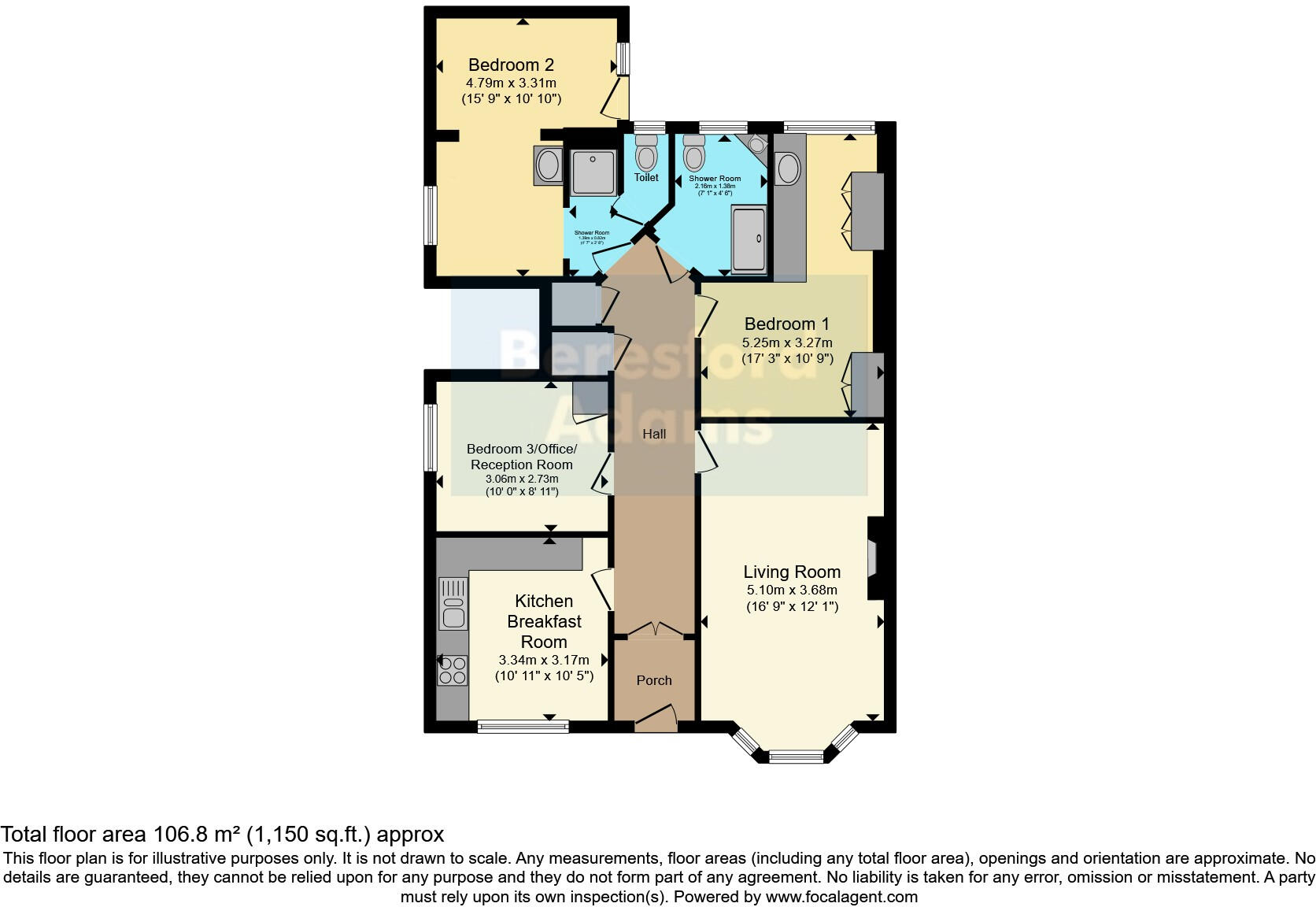 Rhos Promenade, Rhos On Sea, Colwyn Bay, Conwy, LL28 floorplan