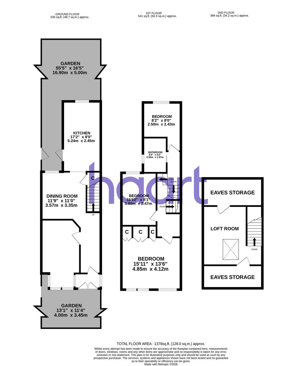 Carshalton Road, Sutton floorplan