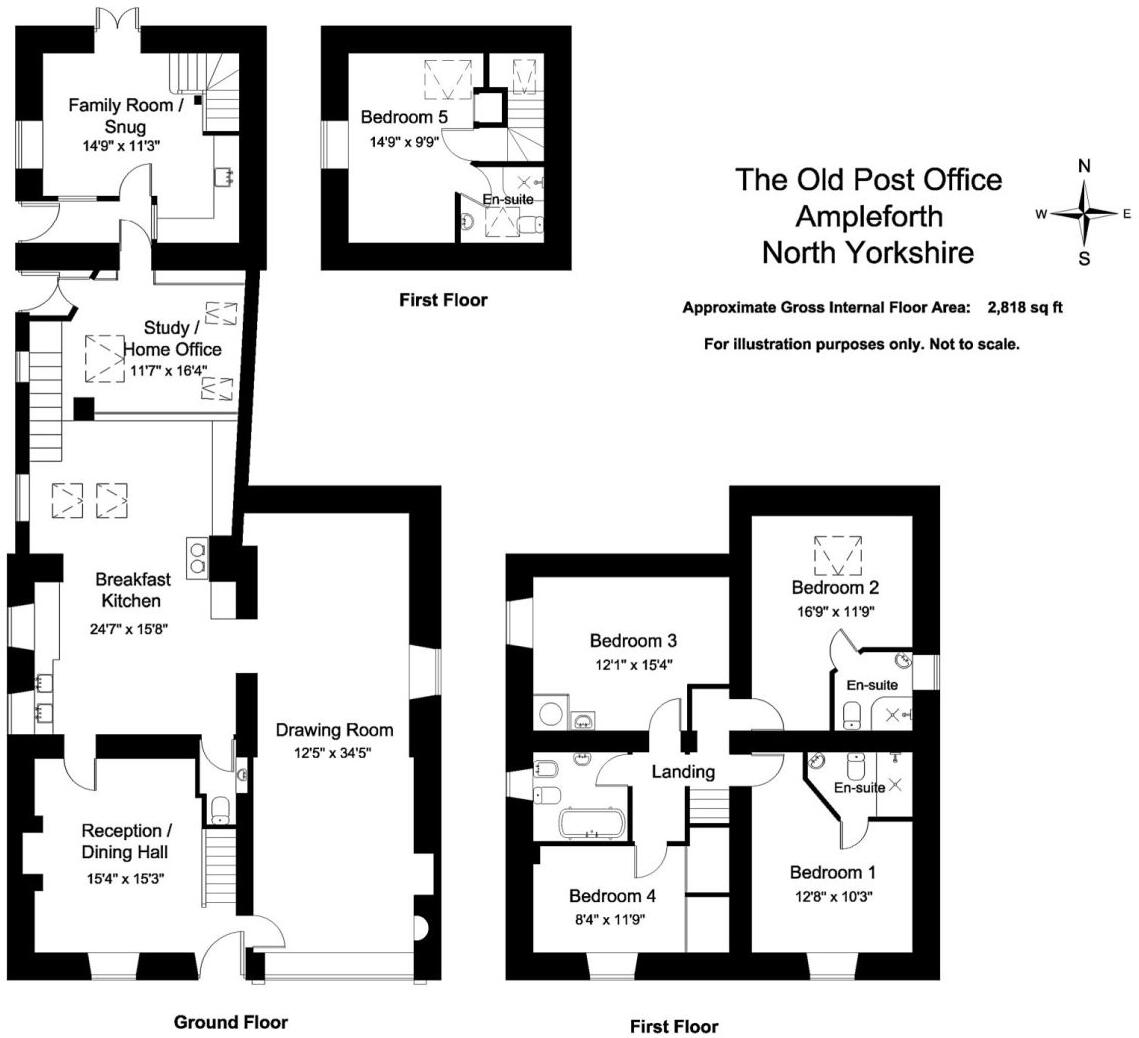 The Old Post Office, West End, Ampleforth, YO62 4DX floorplan
