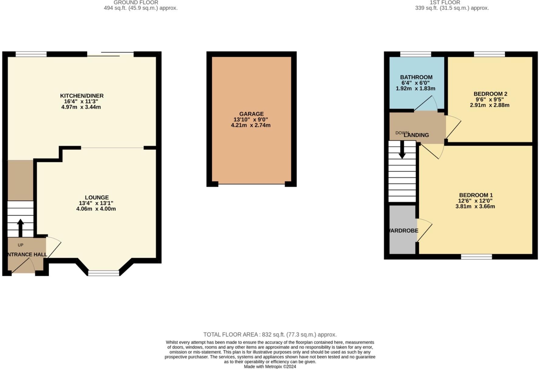 Hambleden Walk, Maidenhead, Berkshire, SL6 7UH floorplan