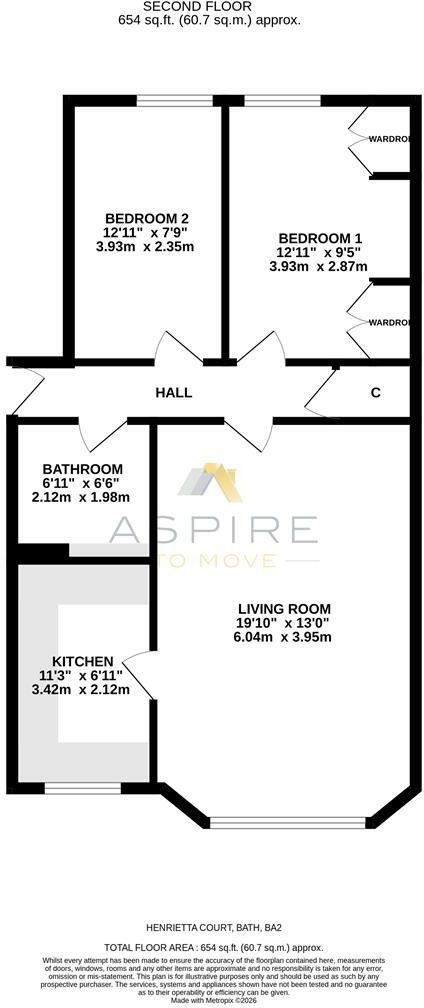 Bathwick Street, Bath, BA2 floorplan