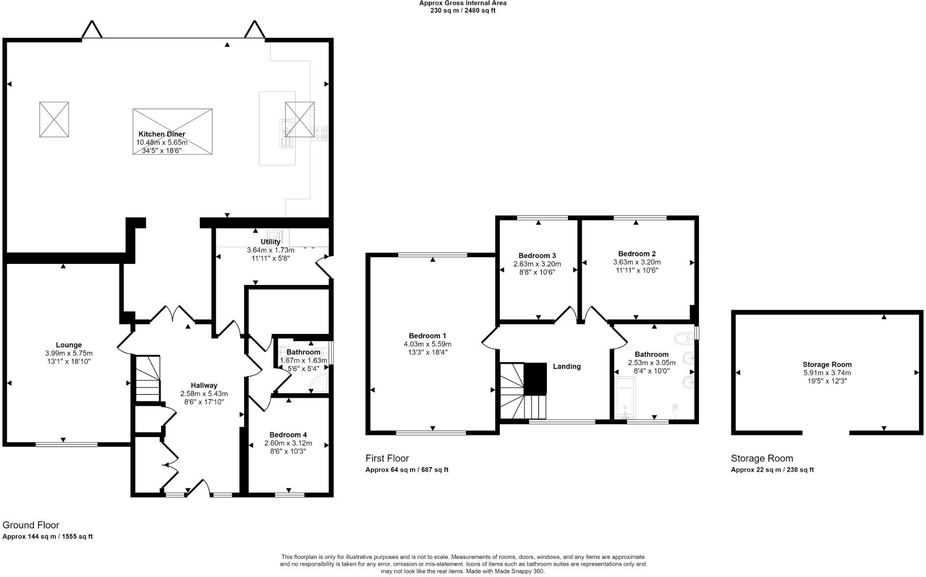 Gronant Road, Prestatyn, Denbighshire, LL19 9DT floorplan