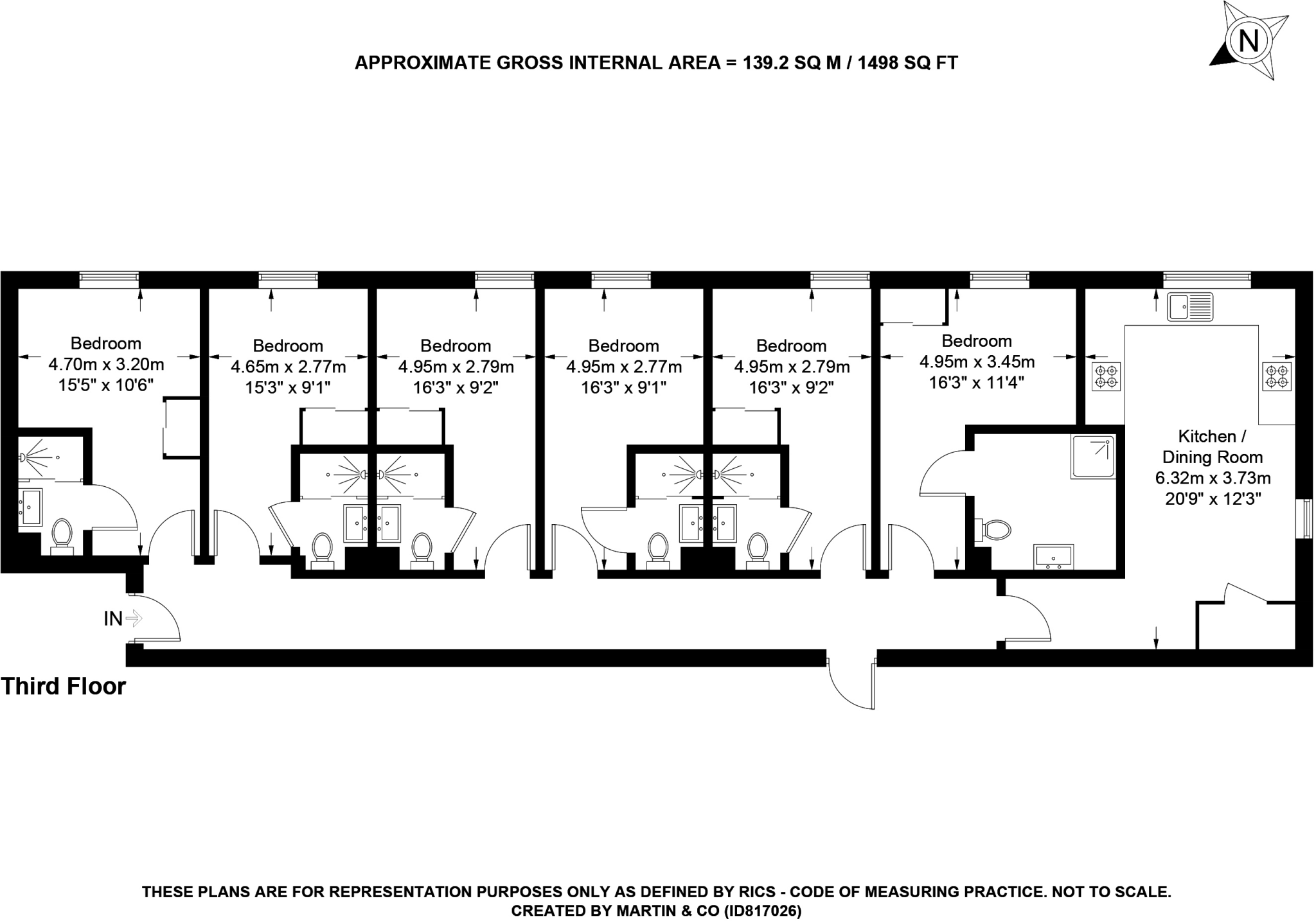 Balfour House, Winchester floorplan