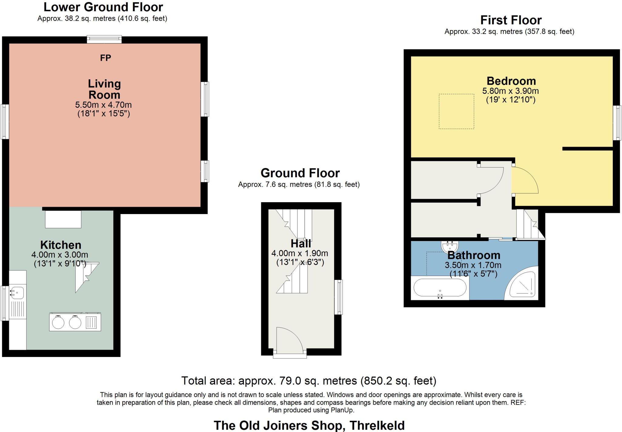 Old Joiners Shop, Threlkeld, Keswick, Cumbria, CA12 4SQ floorplan