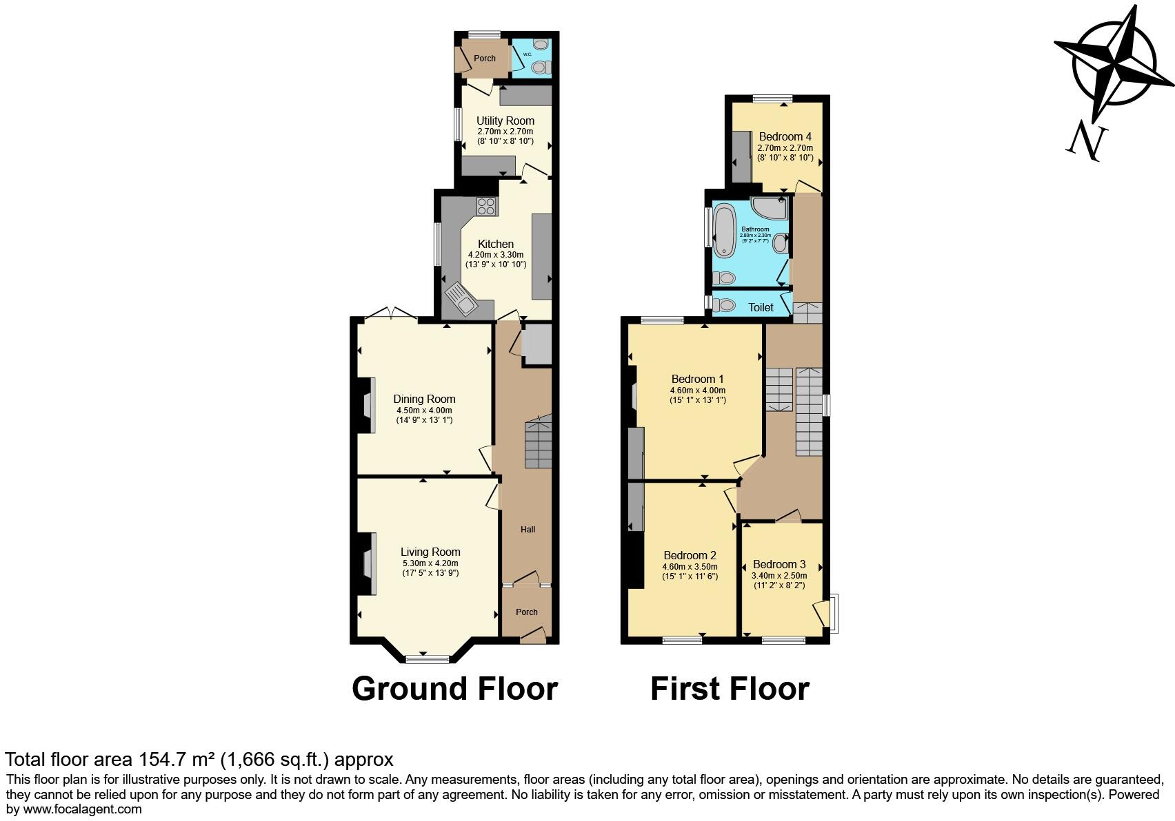 Aglionby Street, Carlisle, CA1 floorplan