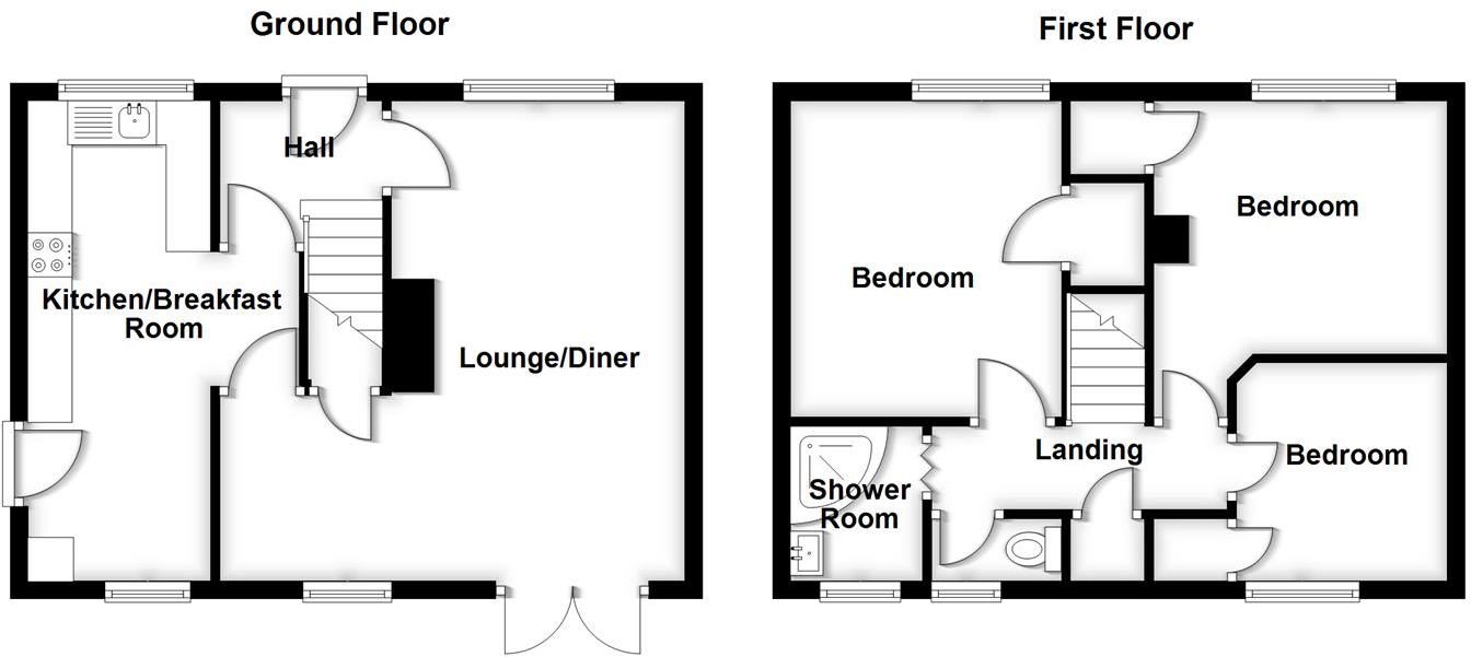 Allerton Road, Sundorne, Shrewsbury floorplan