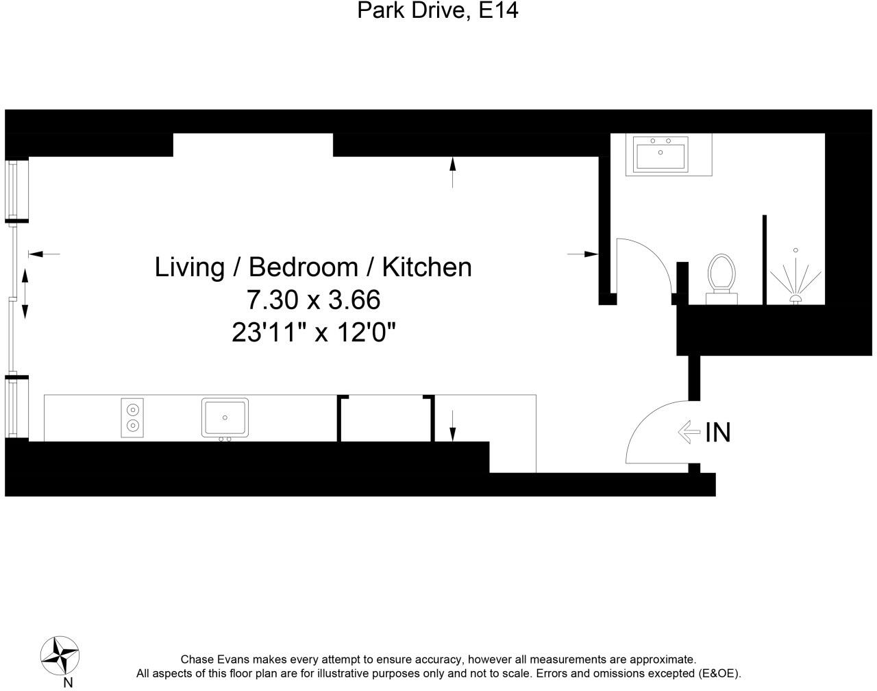 10, Park Drive, Wood Wharf, Canary Wharf, London, E14 floorplan