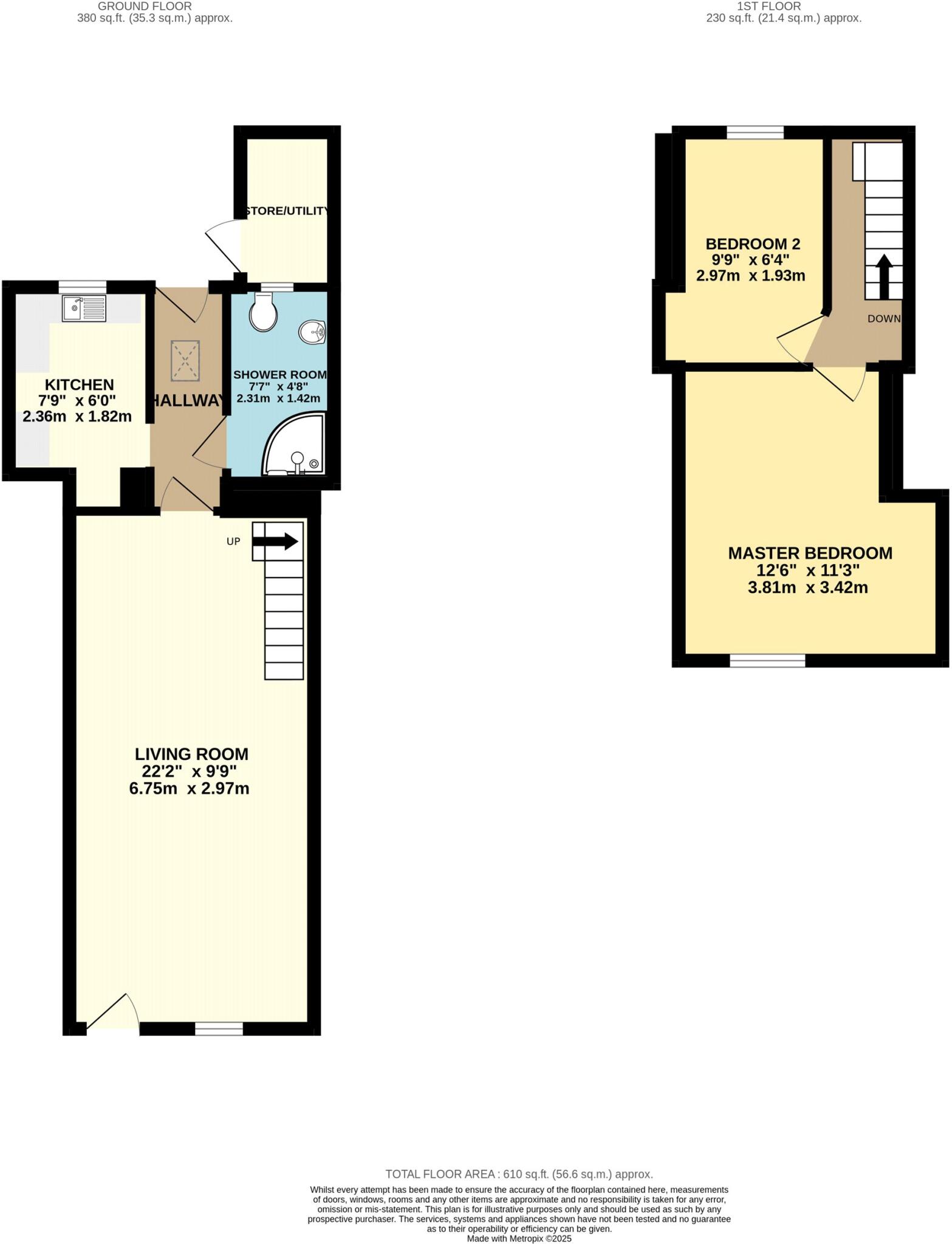 Parsons Street, Porlock, Minehead, Somerset, TA24 floorplan
