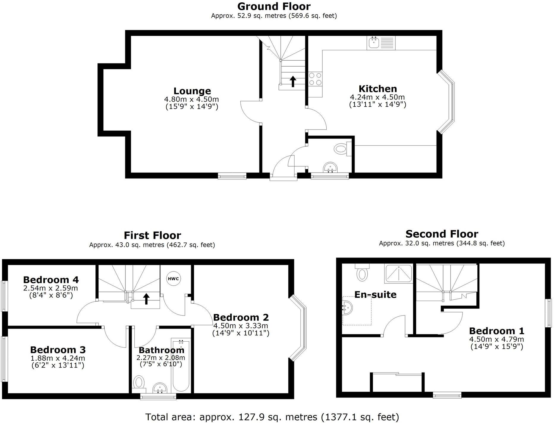 Queen Street, Retford, DN22 floorplan
