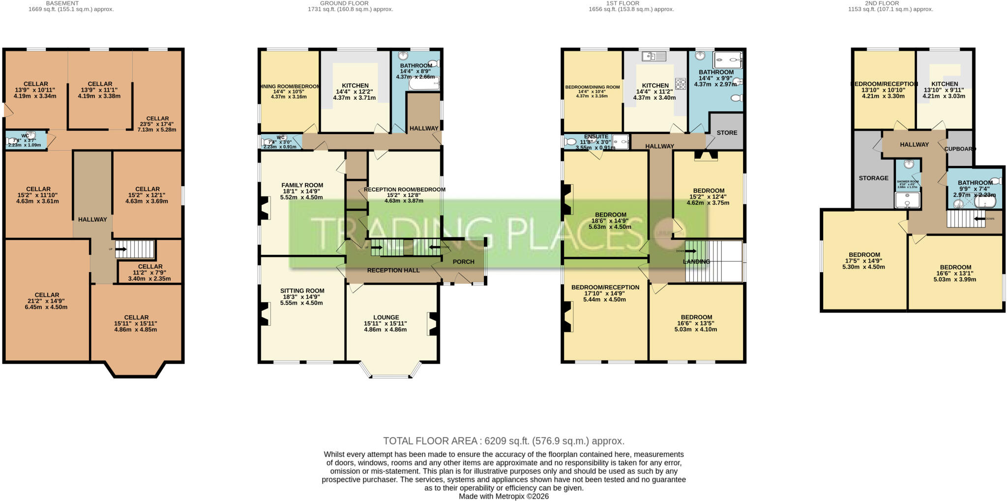 'Lynwood', Westminster Road, Ellesmere Park, Eccles, M30 floorplan