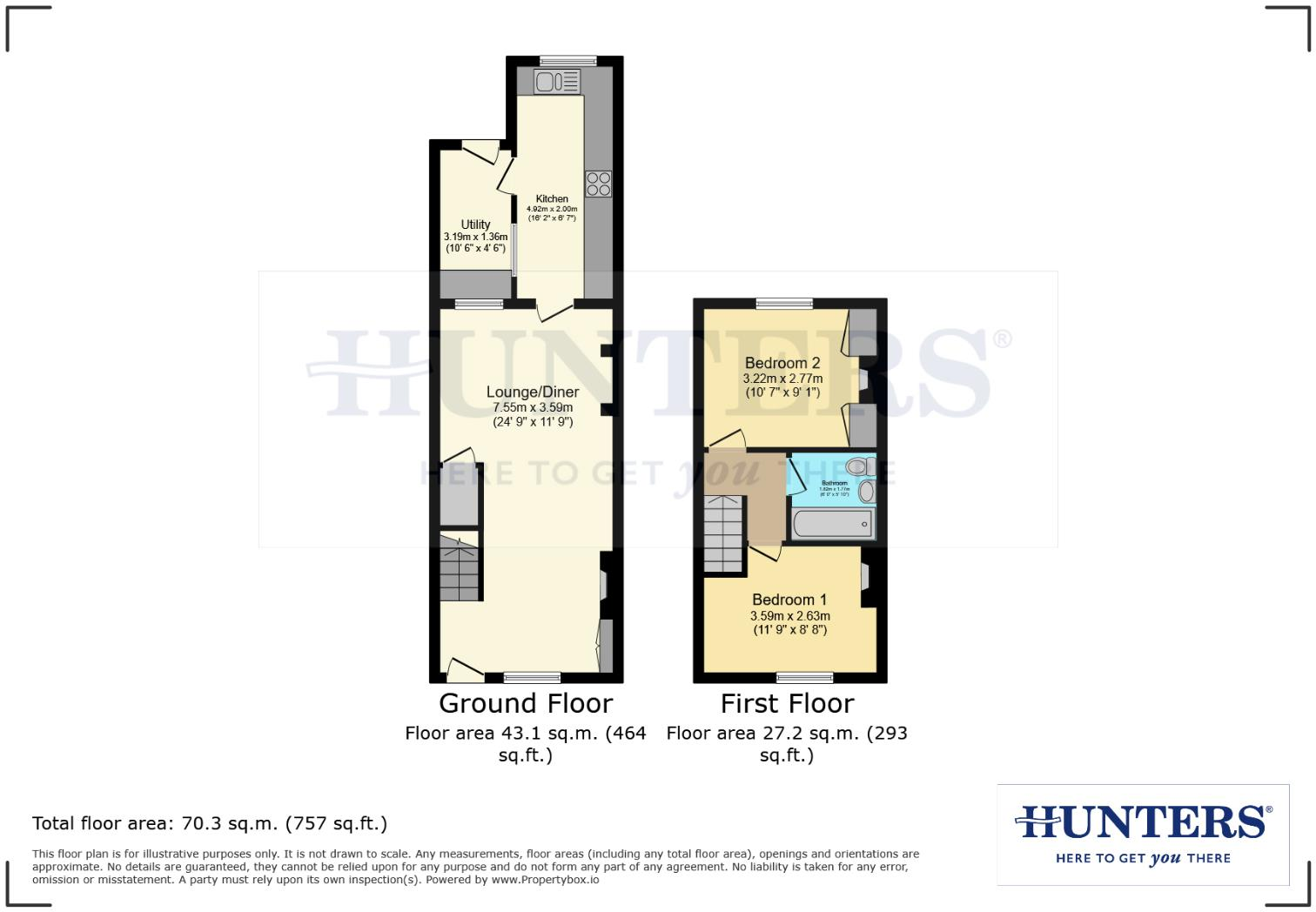 Portland Street, Rawcliffe Bridge, Goole floorplan