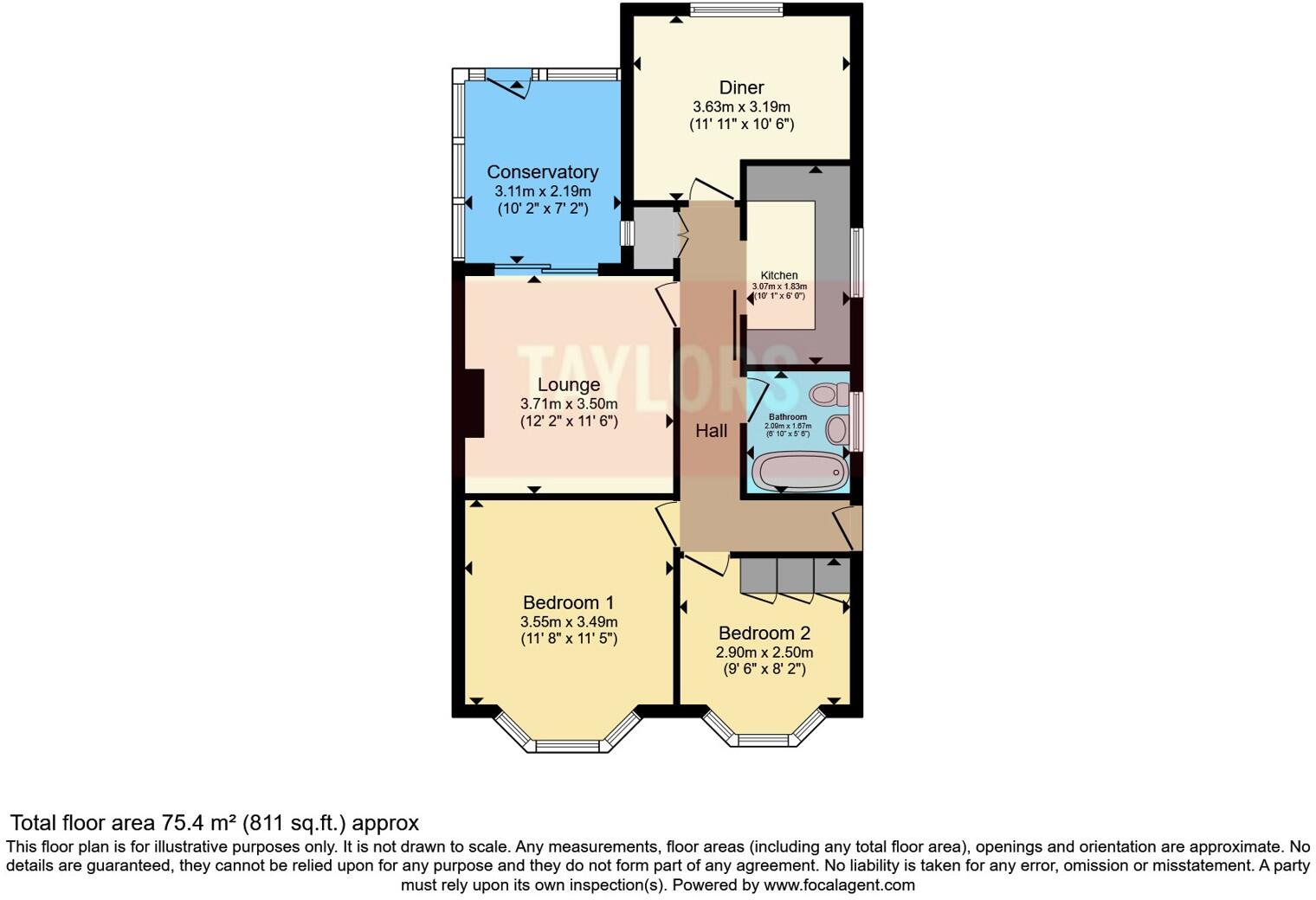 Lambrook Road, Bristol, BS16 floorplan