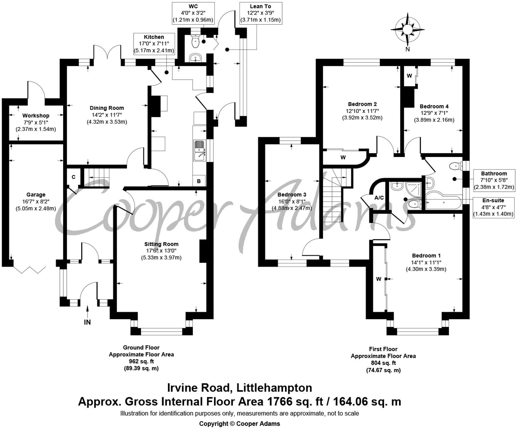Irvine Road, Littlehampton, BN17 floorplan