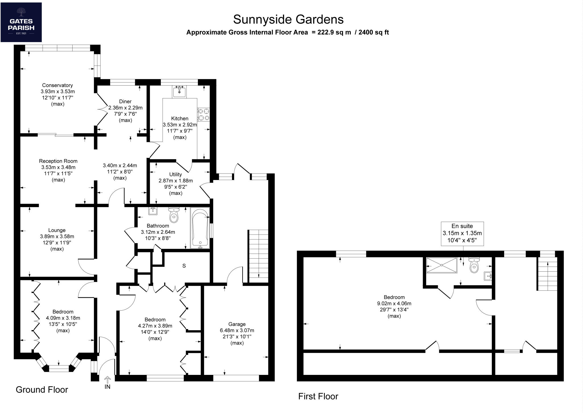 Sunnyside Gardens, Upminster, RM14 floorplan