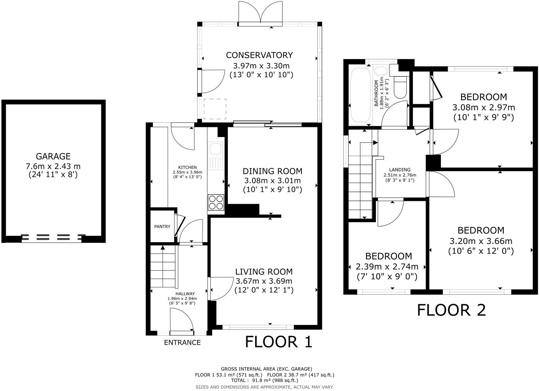 Mirfield Road, Witney, OX28 floorplan