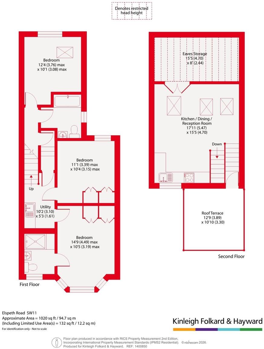Elspeth Road, Battersea, London, SW11 floorplan