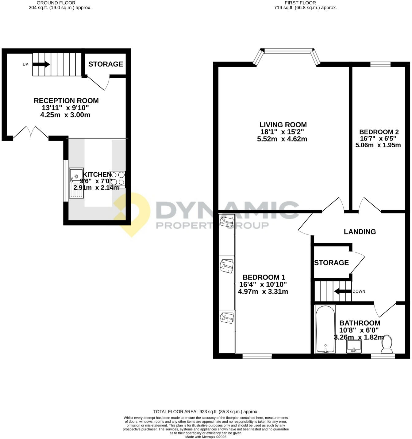 45A, Hope Street, Crook, Durham, County Durham, DL15 floorplan