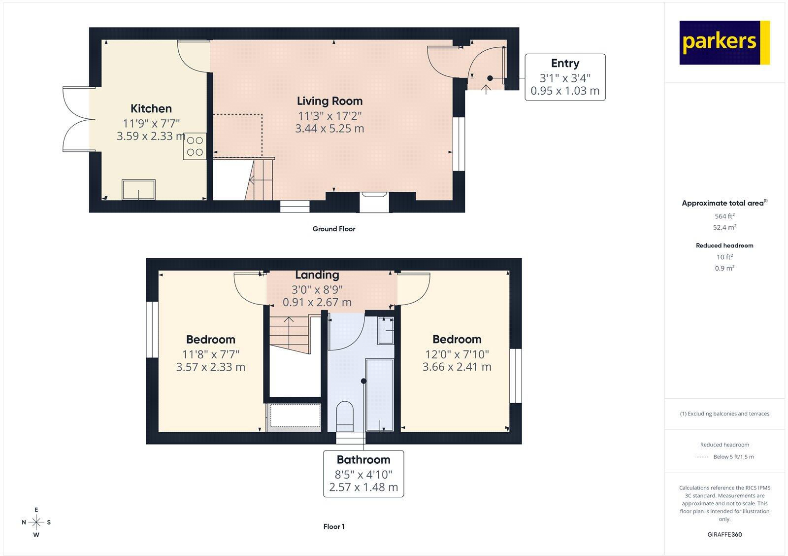 Porlock Place, Calcot, Reading, Berkshire, RG31 floorplan
