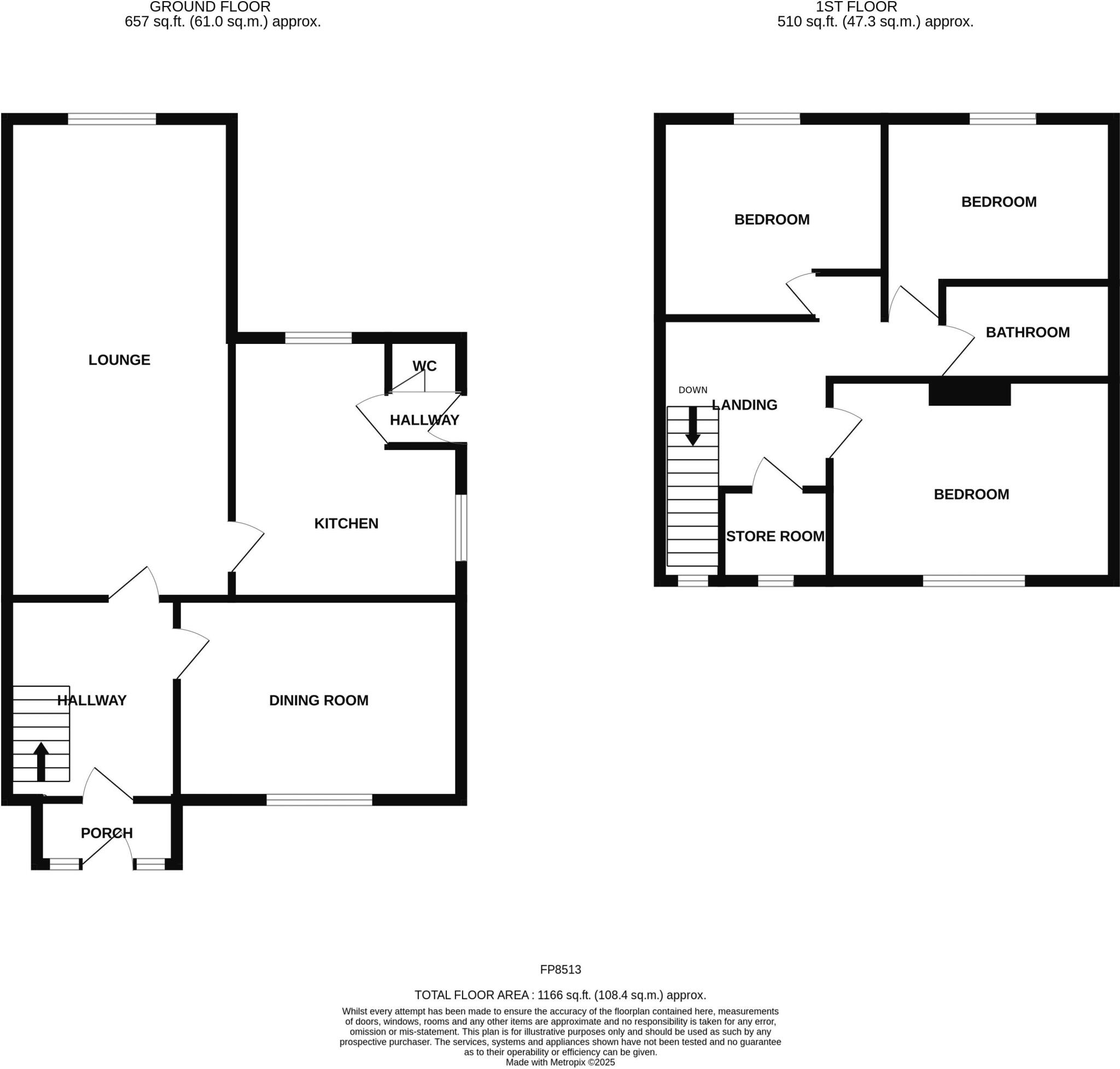 Treforris Road, Dwygyfylchi  floorplan