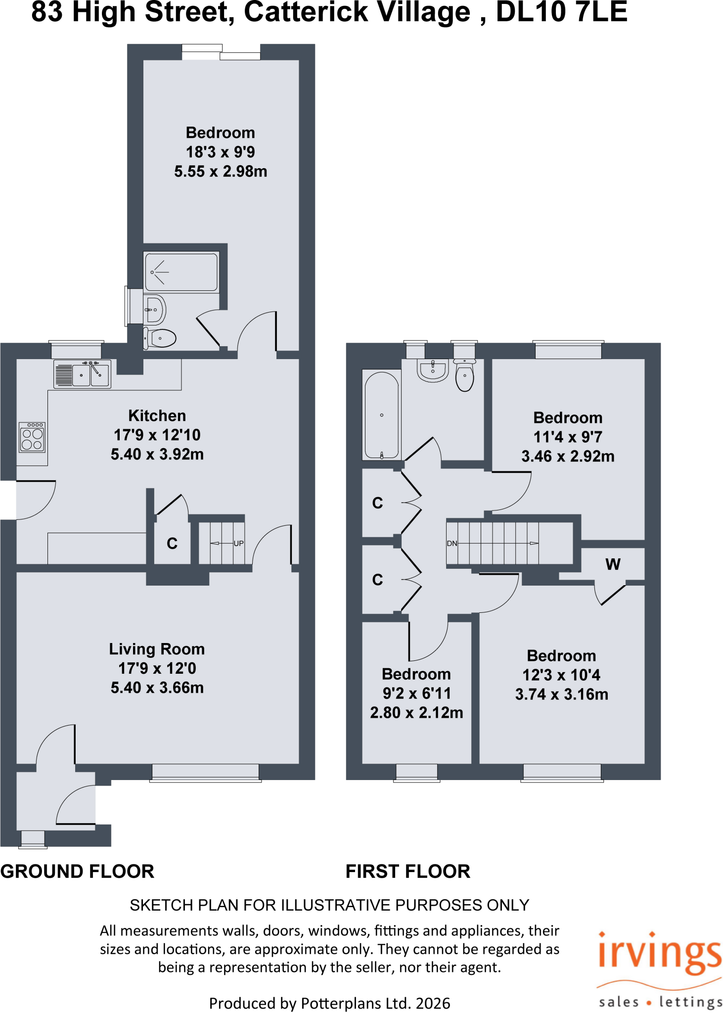 High Street, Catterick Village  floorplan