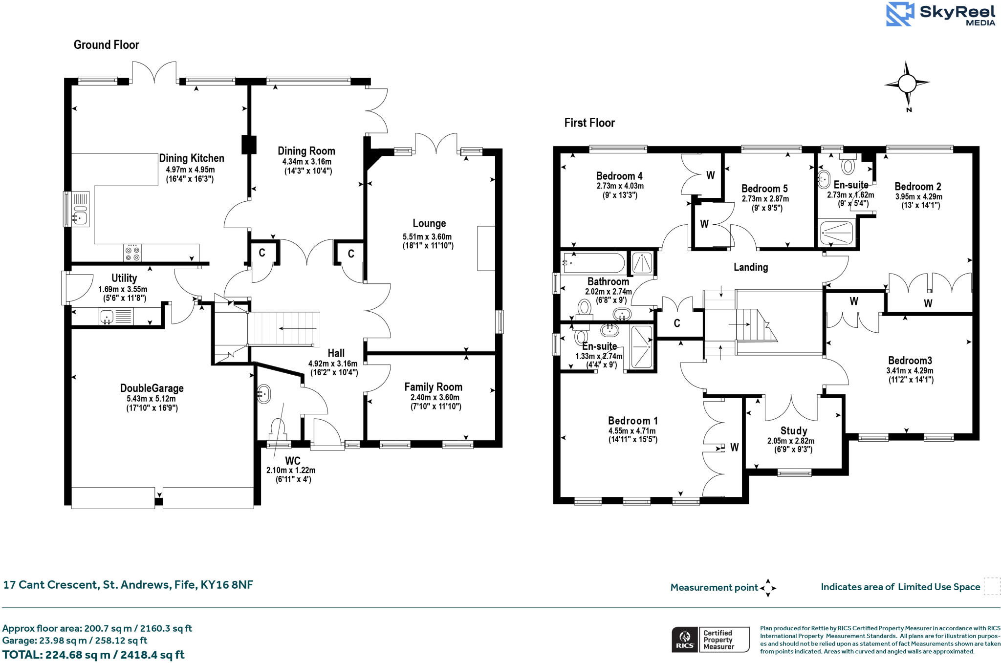 17, Cant Crescent, St. Andrews, Fife floorplan