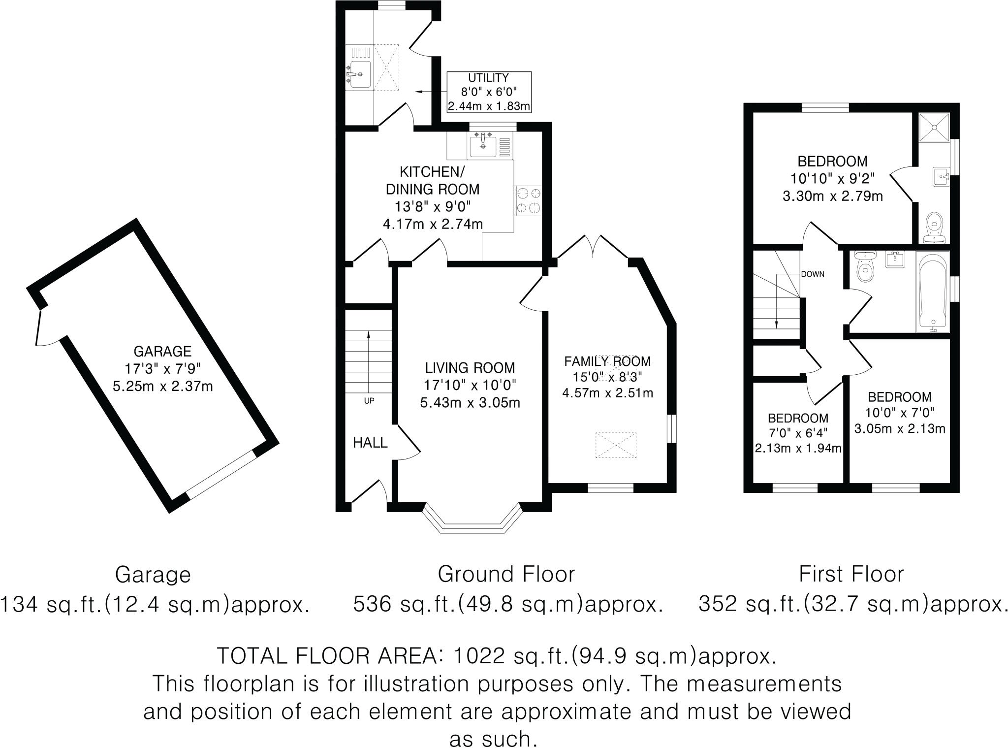 Symonds Road, Hitchin, SG5 floorplan