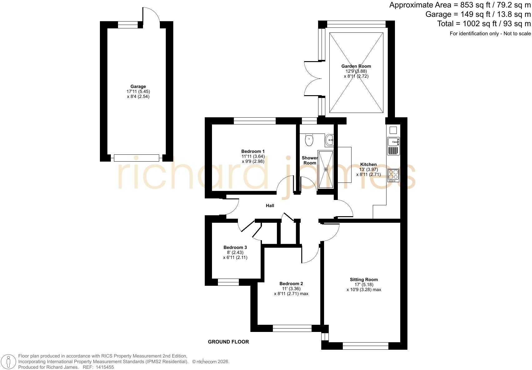 Cardigan Close, Lawn, Swindon, SN3 floorplan