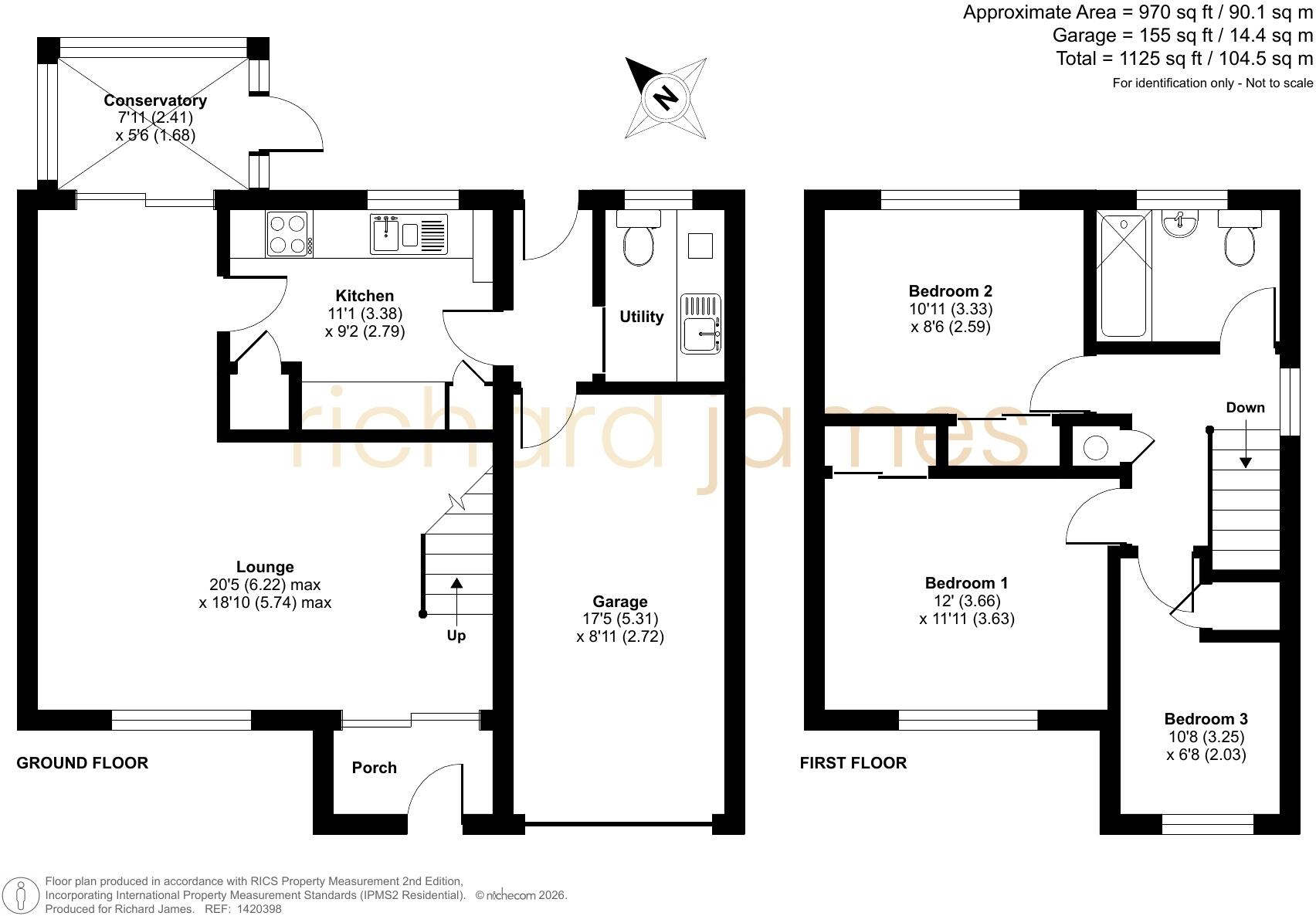 Beverley, Toothill, Swindon, SN5 8BH floorplan