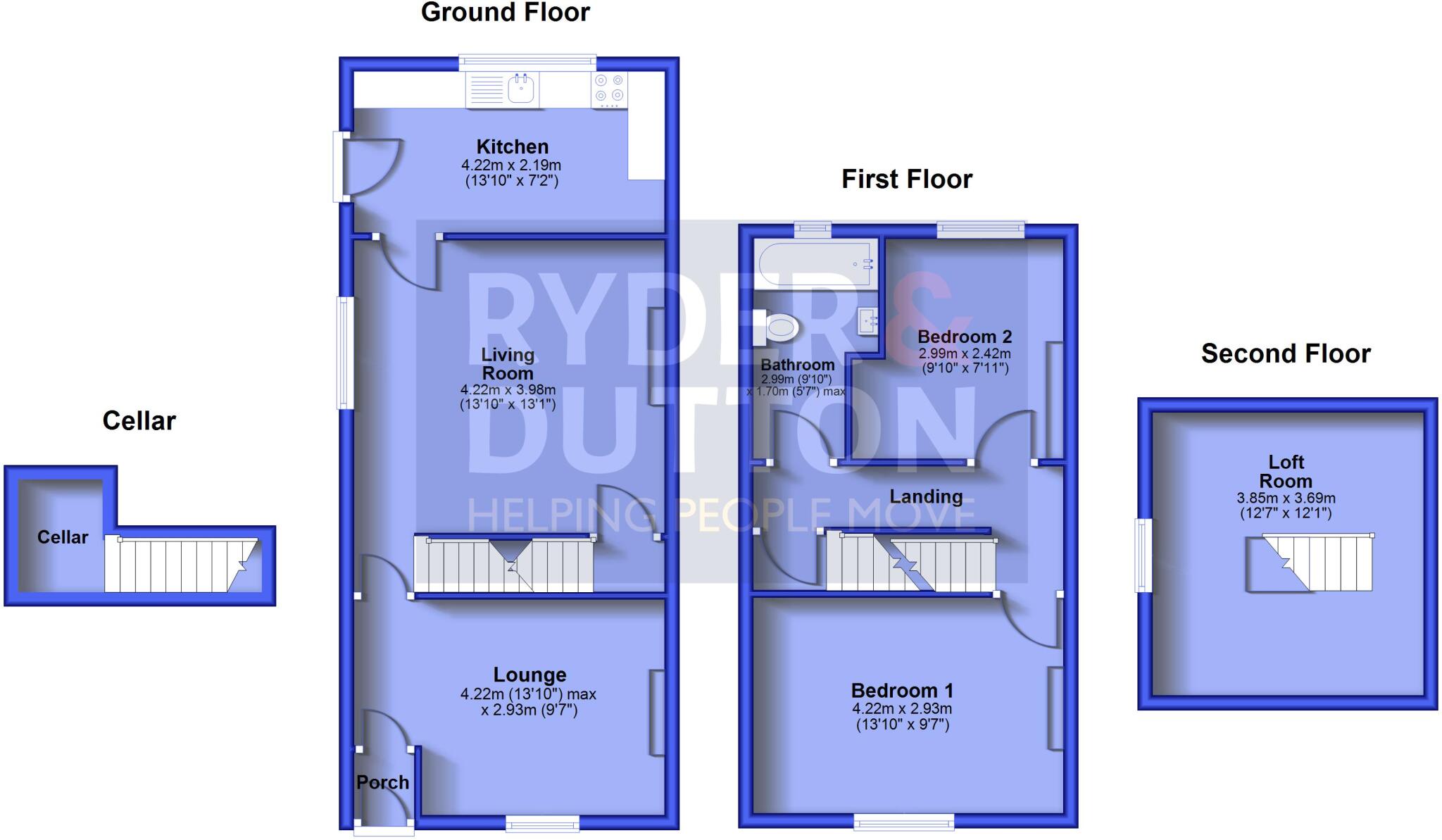 Burnley Road, Weir, Rossendale, OL13 floorplan