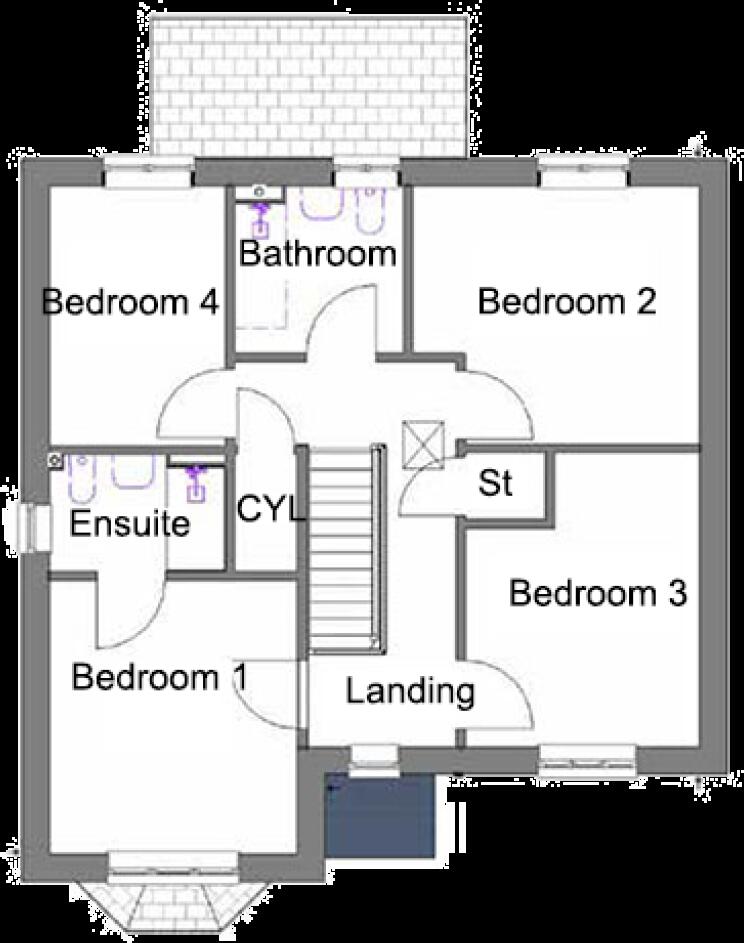 The Long Shoot, 
Nuneaton, 
CV11 6JW floorplan