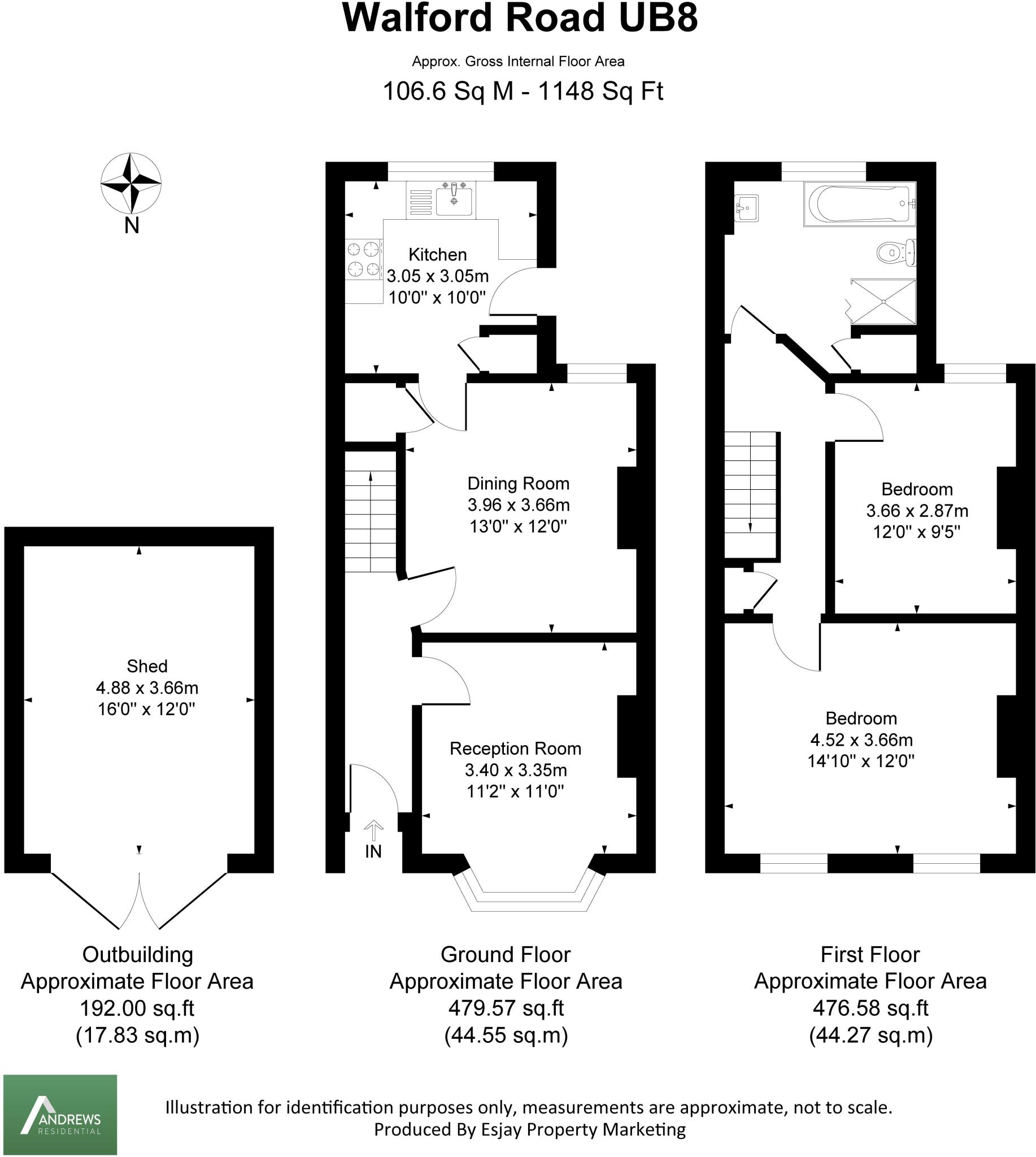 Walford Road, Uxbridge floorplan