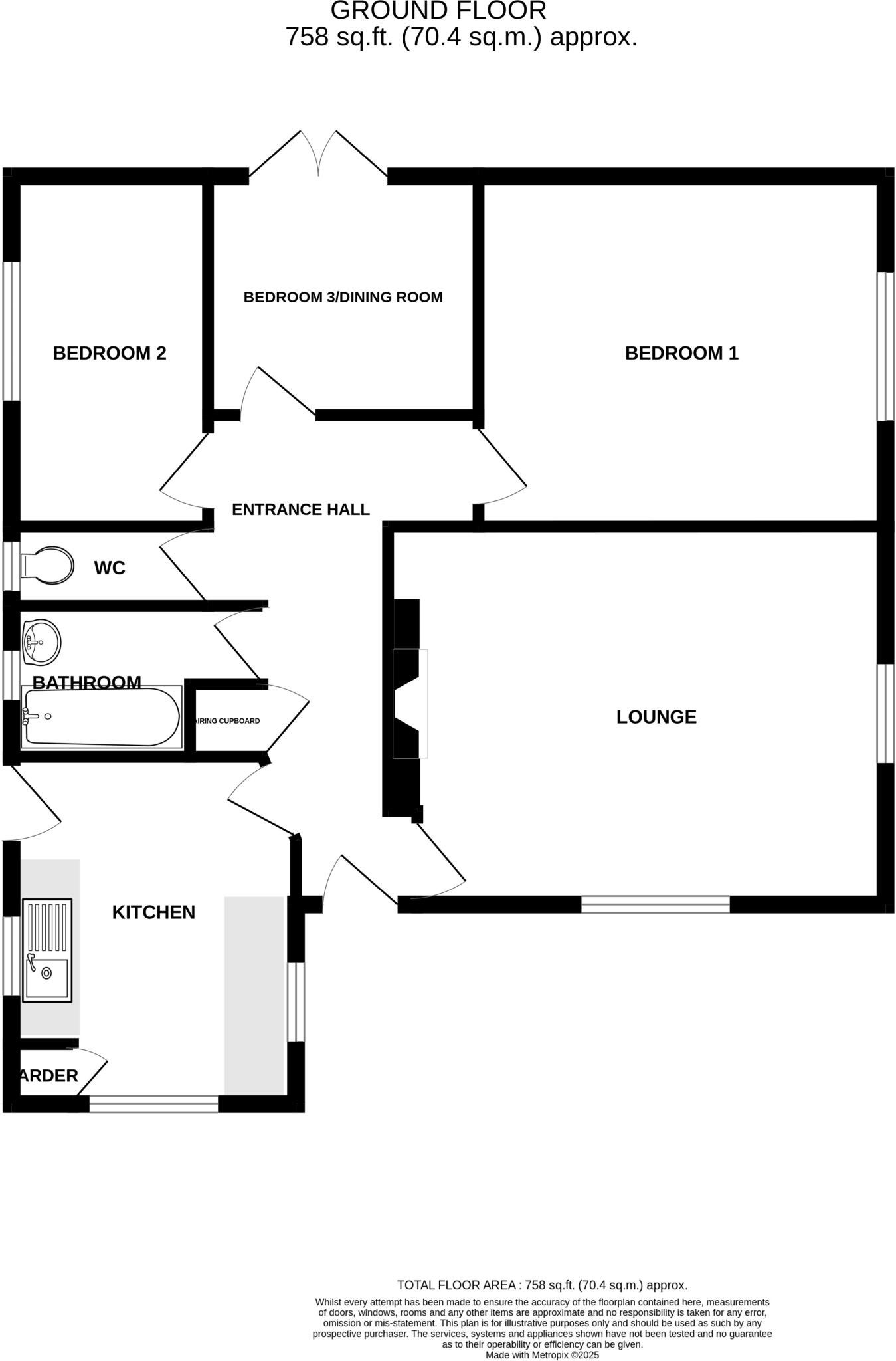 Crimchard, Chard, Somerset, TA20 floorplan