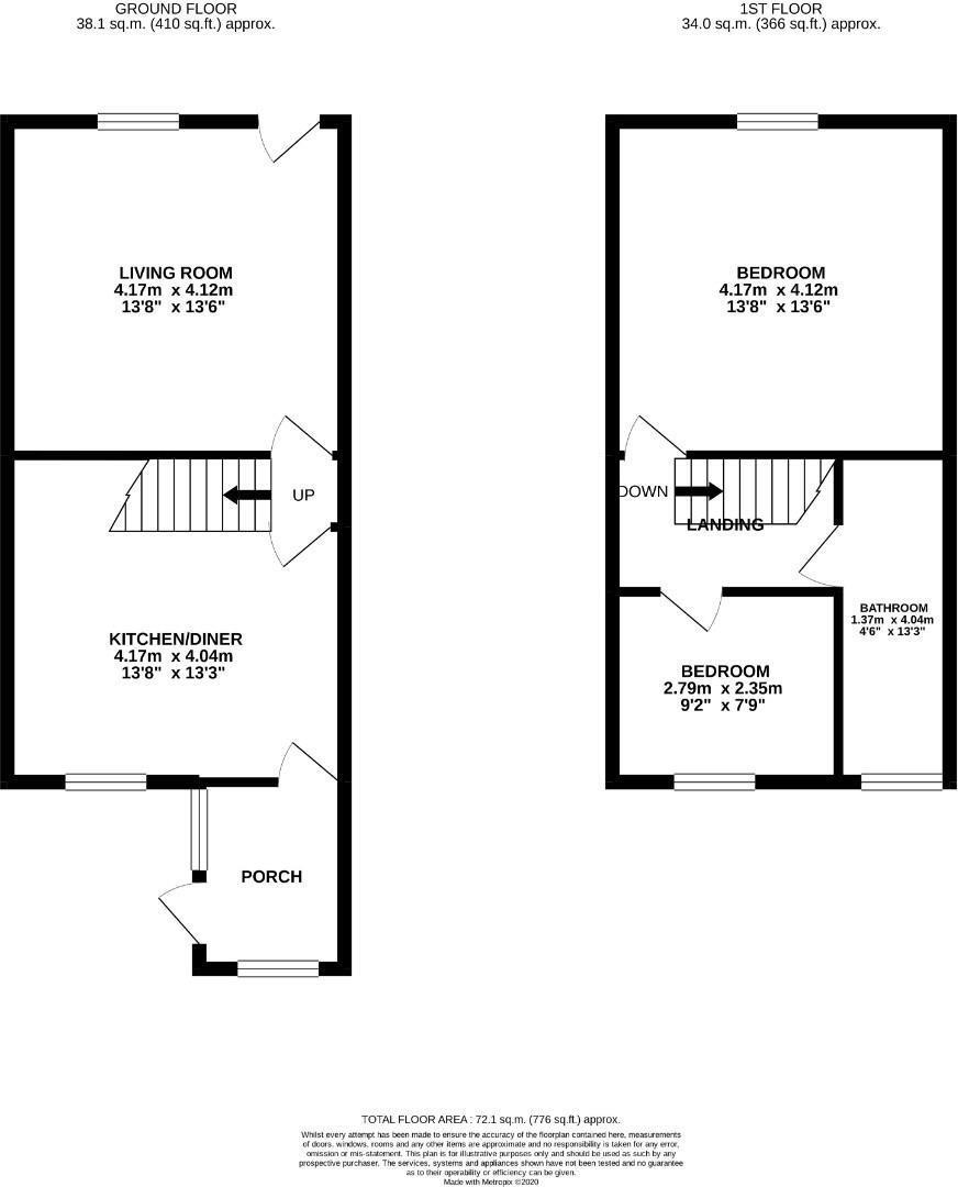 Gisburn Road, Blacko floorplan