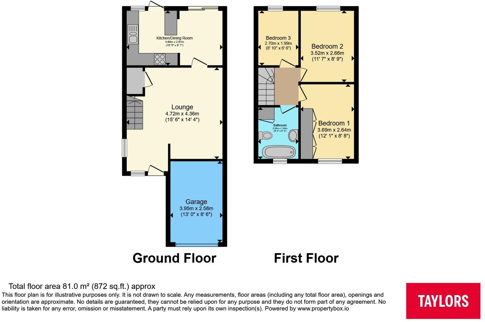 Overbrook Road, Hardwicke, Gloucester, Gloucestershire, GL2 floorplan