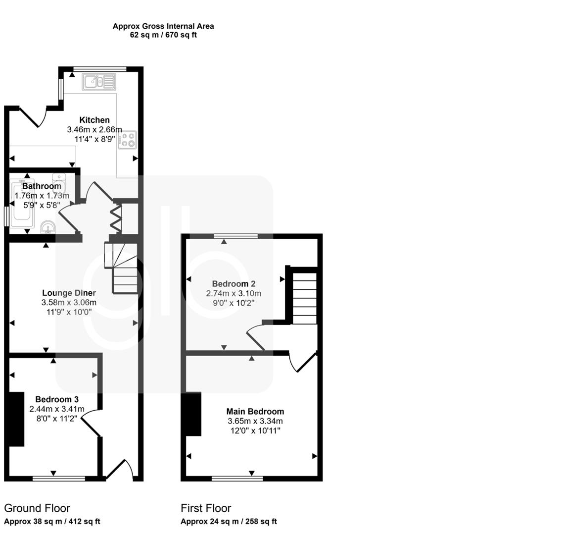 Caludon Road, Coventry floorplan