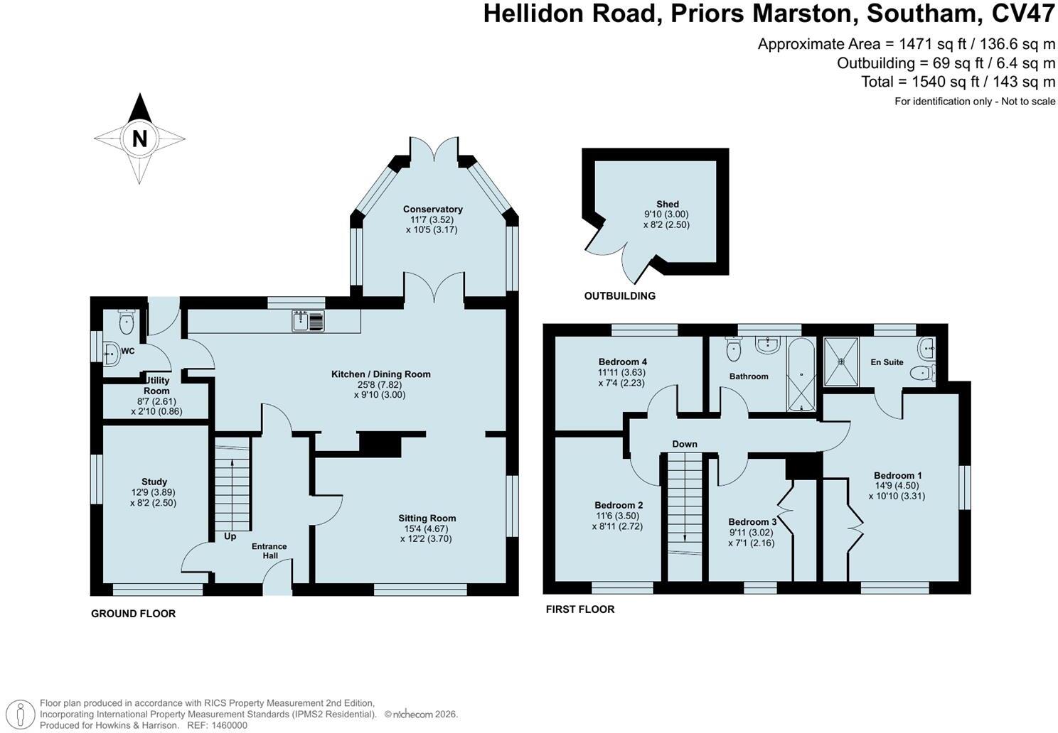 Hellidon Road, Priors Marston, Southam, CV47 floorplan