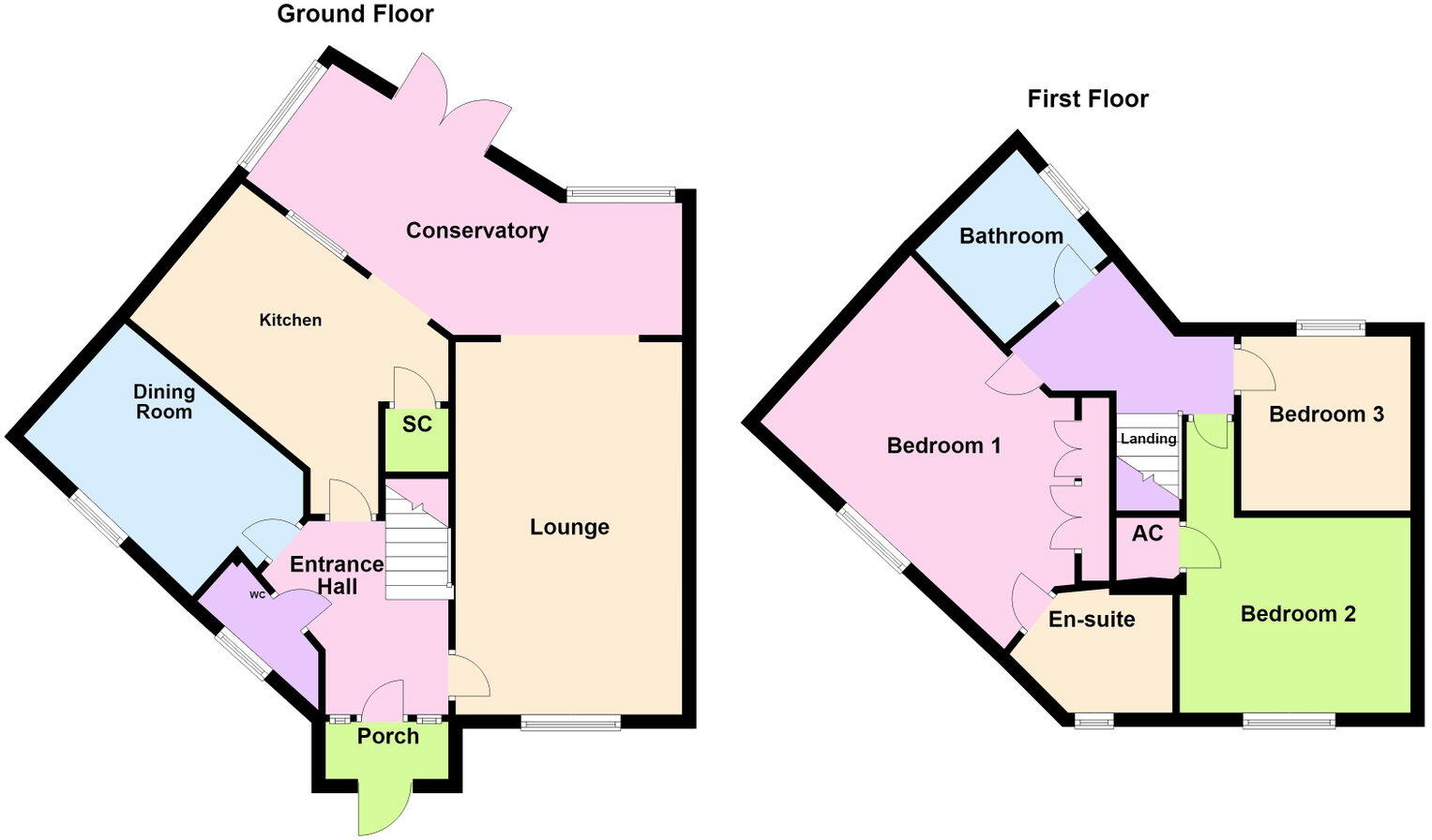 Bluebell Close, Corby, Northamptonshire, NN18 8LZ floorplan