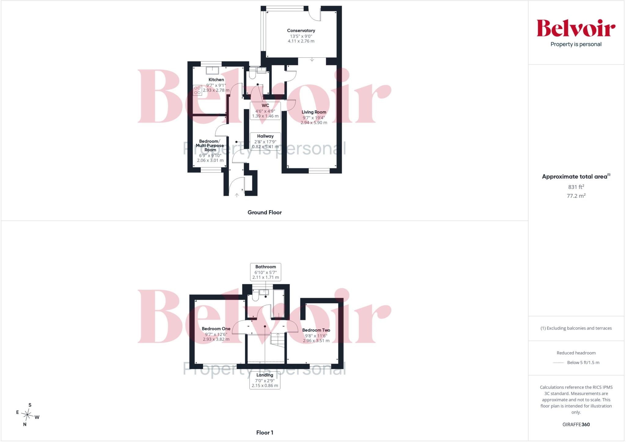 Hollybirch Grove, St. Georges, Telford, TF2 floorplan