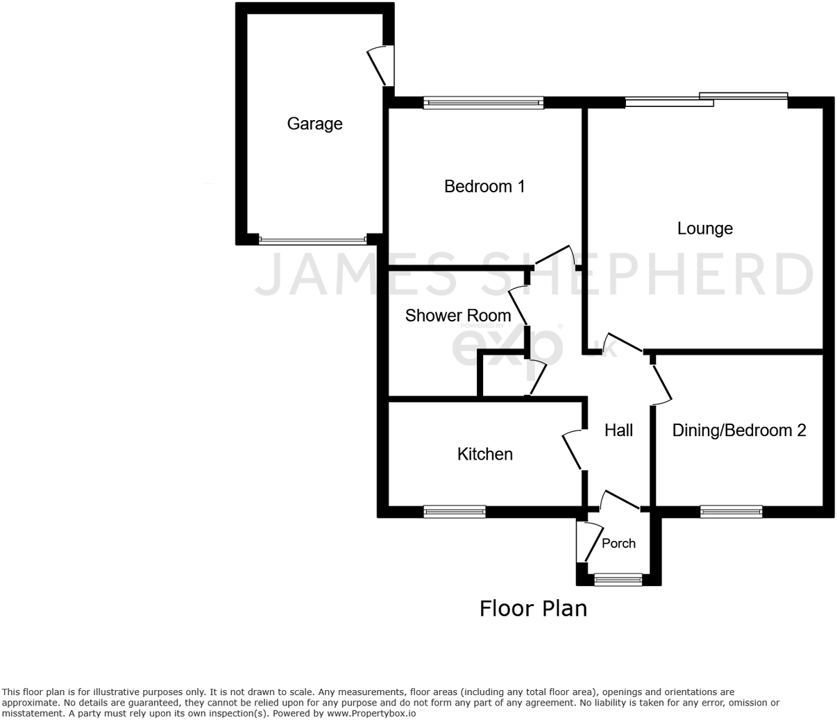 Spacious Two Bedroom Semi Detached Bungalow With No Onward Chain - Ballens Road, Lordswood floorplan