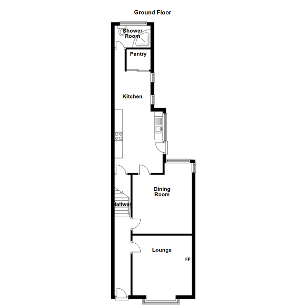 Pennygate, Spalding floorplan