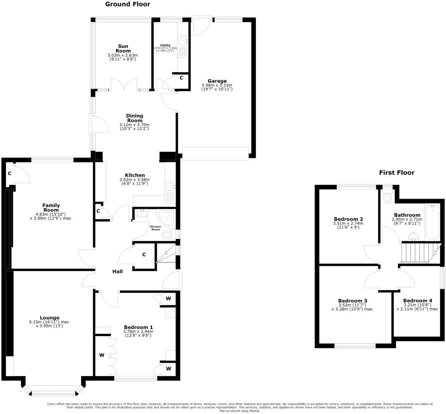 65 Brisbane Road, Largs, KA30 8NW floorplan