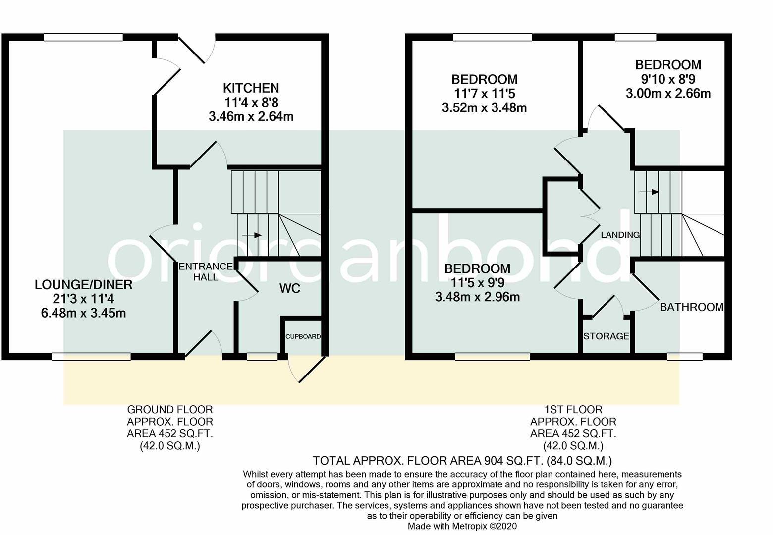 Teesdale, Southfields, Northampton NN3 floorplan