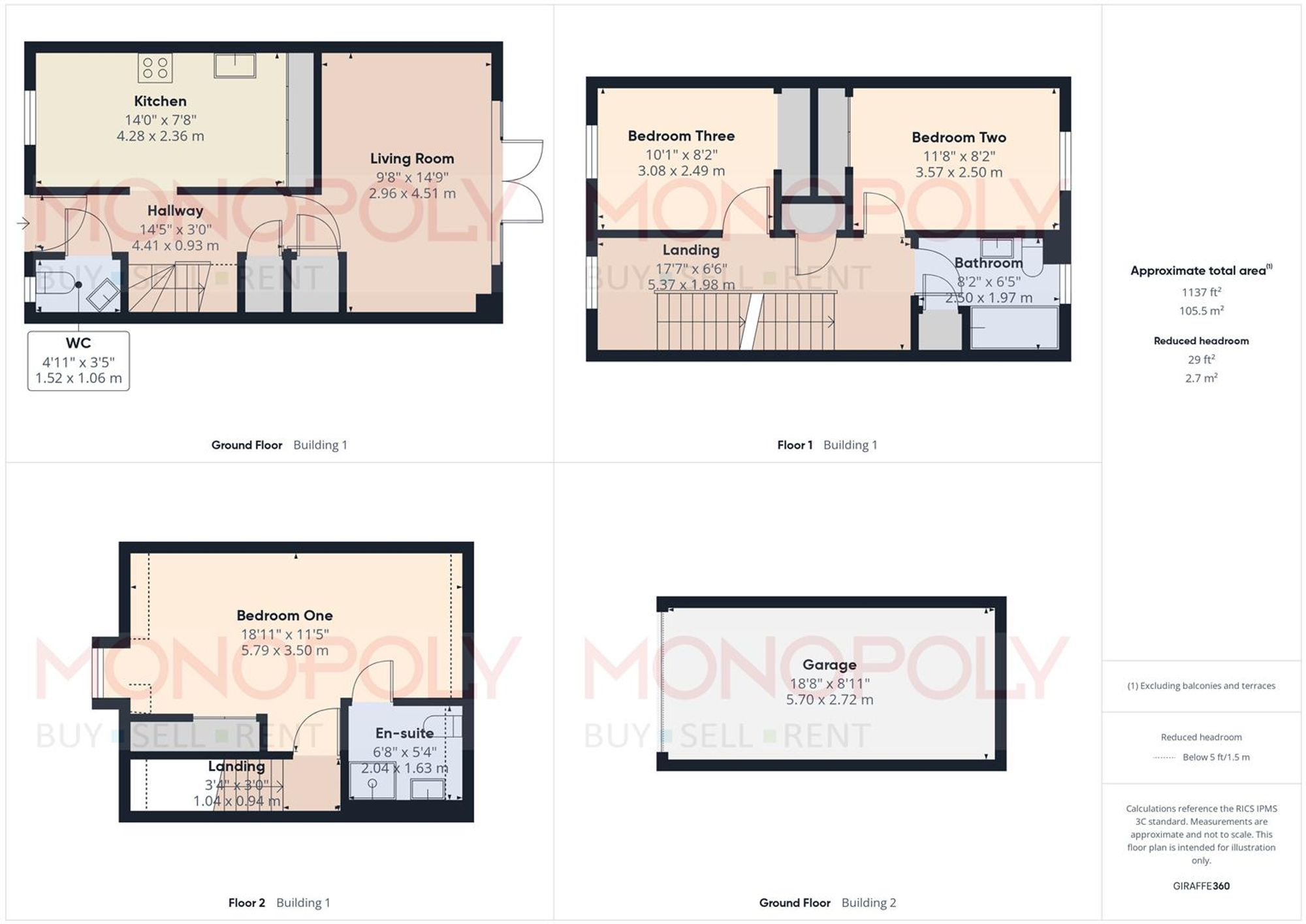 Bryn Coch, Wrexham, LL11 floorplan