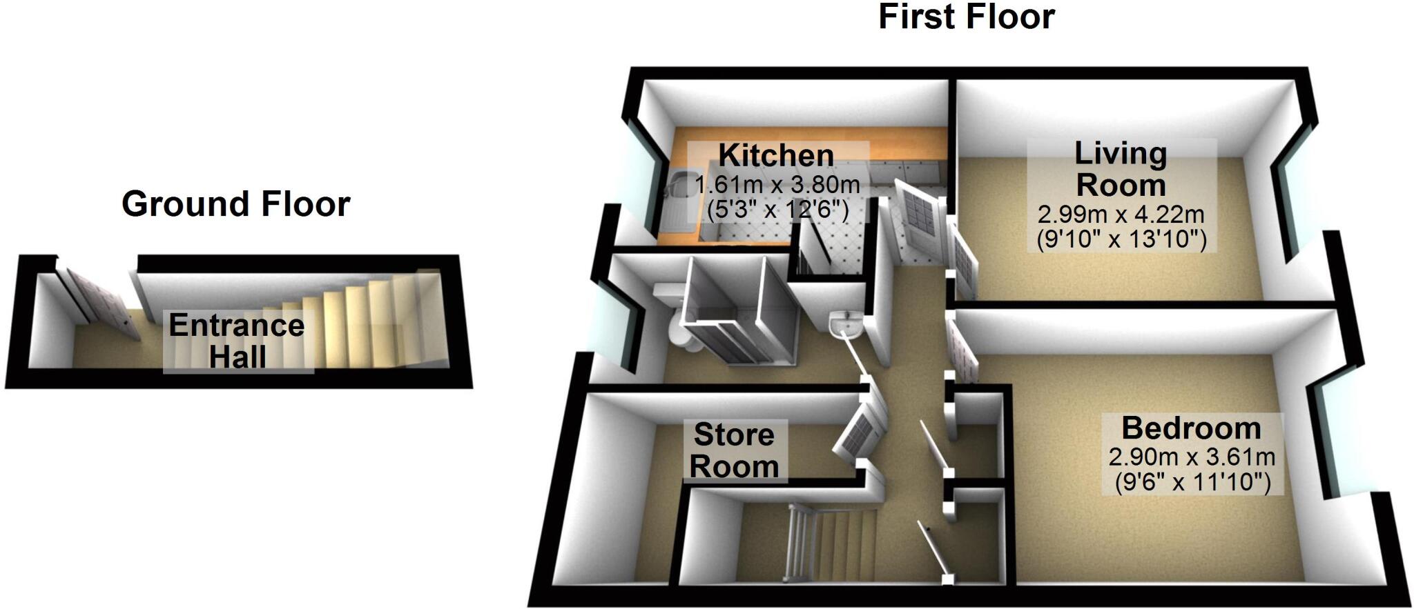 Peaseland Road, Cleckheaton, BD19 floorplan