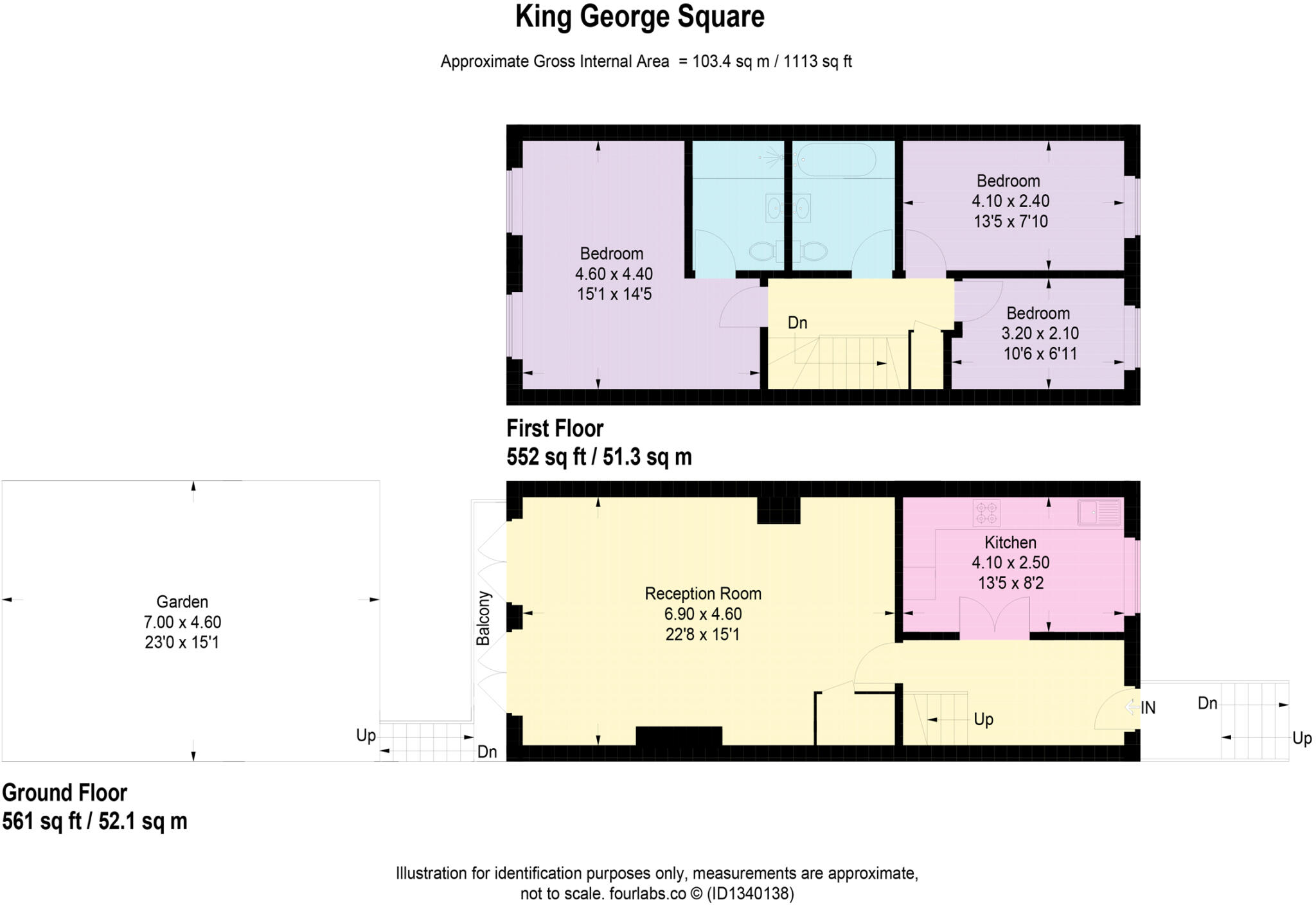 King George Square, Richmond, TW10 floorplan
