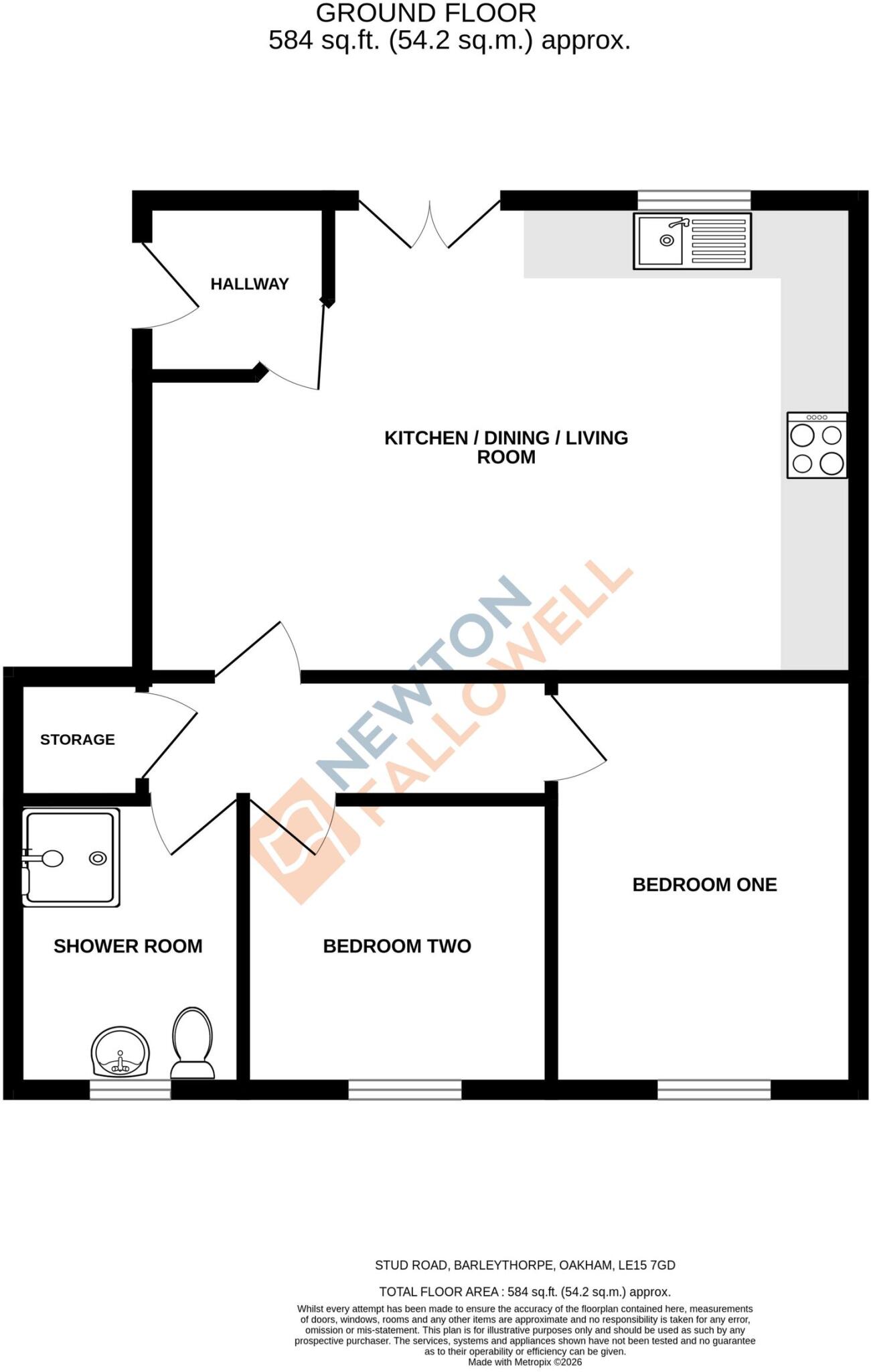 Stud Road, Barleythorpe, LE15 floorplan